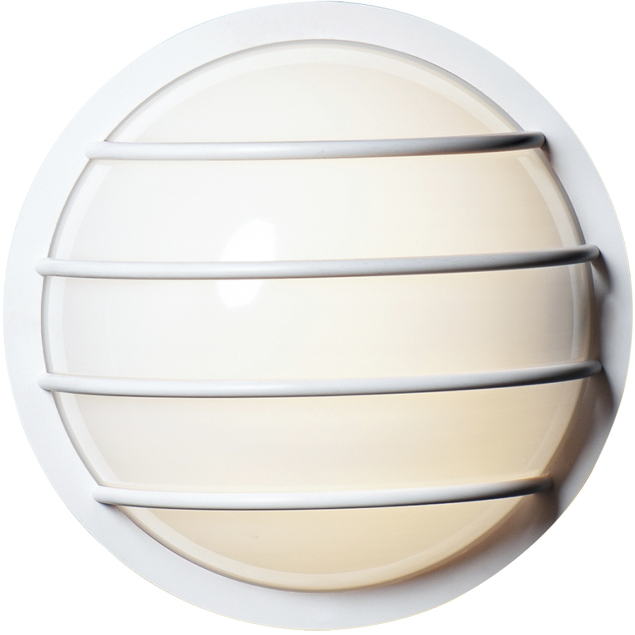 Bulwark LED 10.25 inch White Outdoor Wall Mount