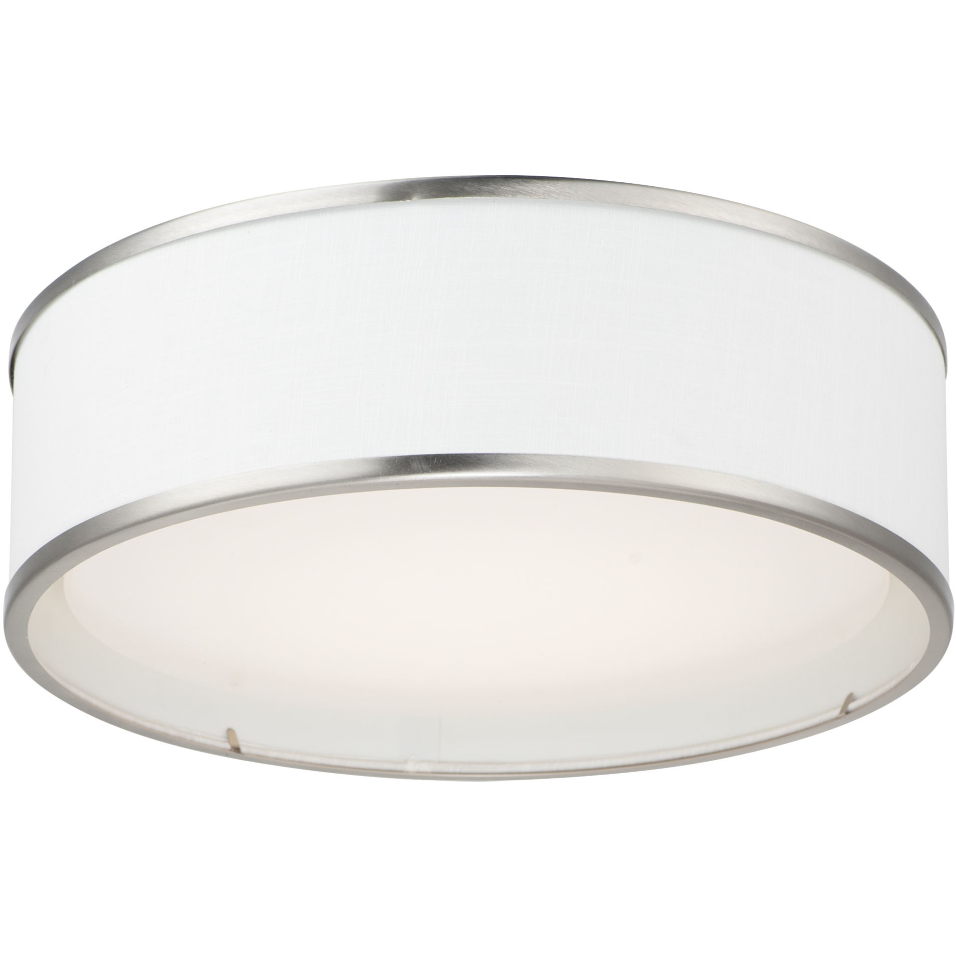 Prime LED 16 inch Satin Nickel Flush Mount Ceiling Light