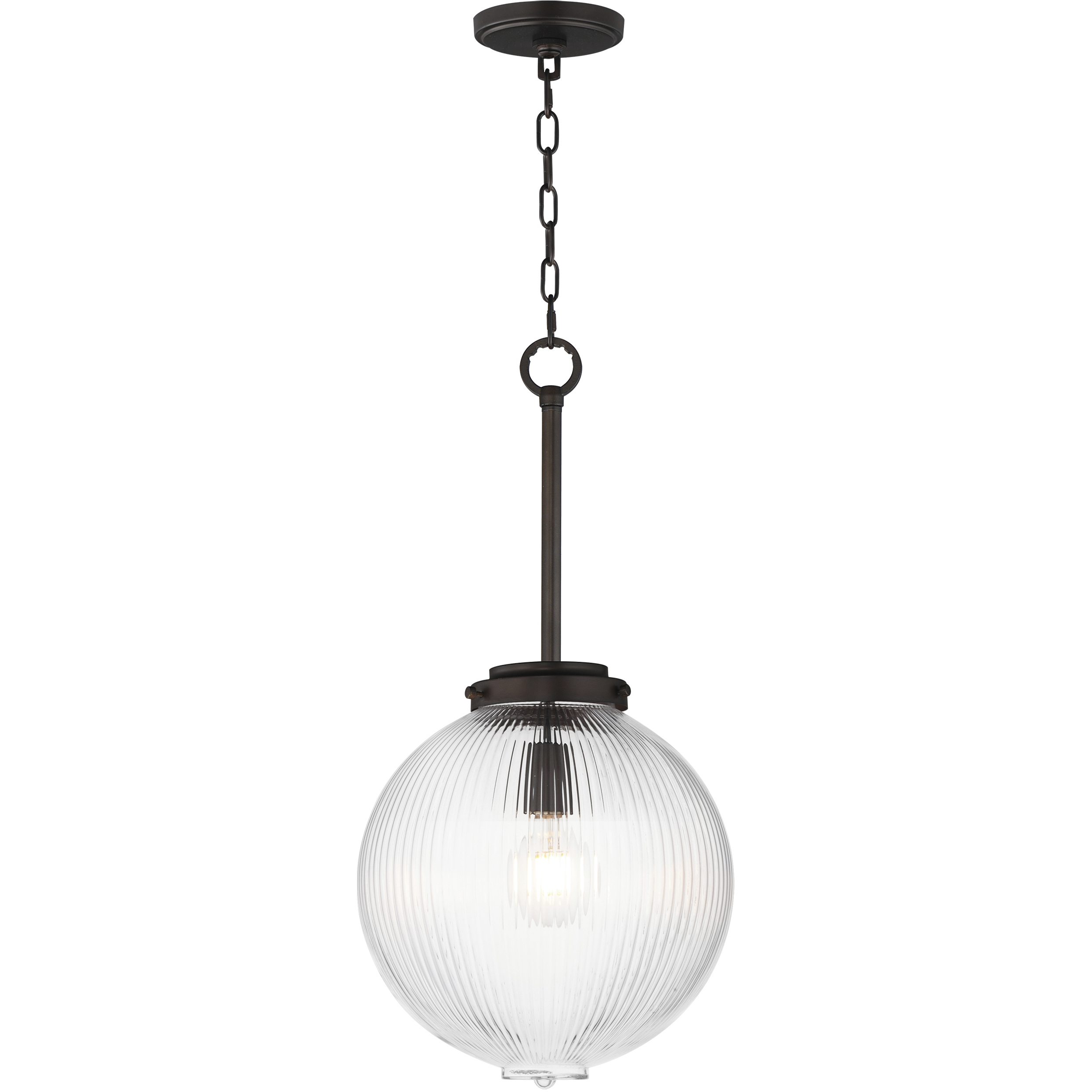 Kasbah 1 Light 11.75 inch Oil Rubbed Bronze Single Pendant Ceiling Light