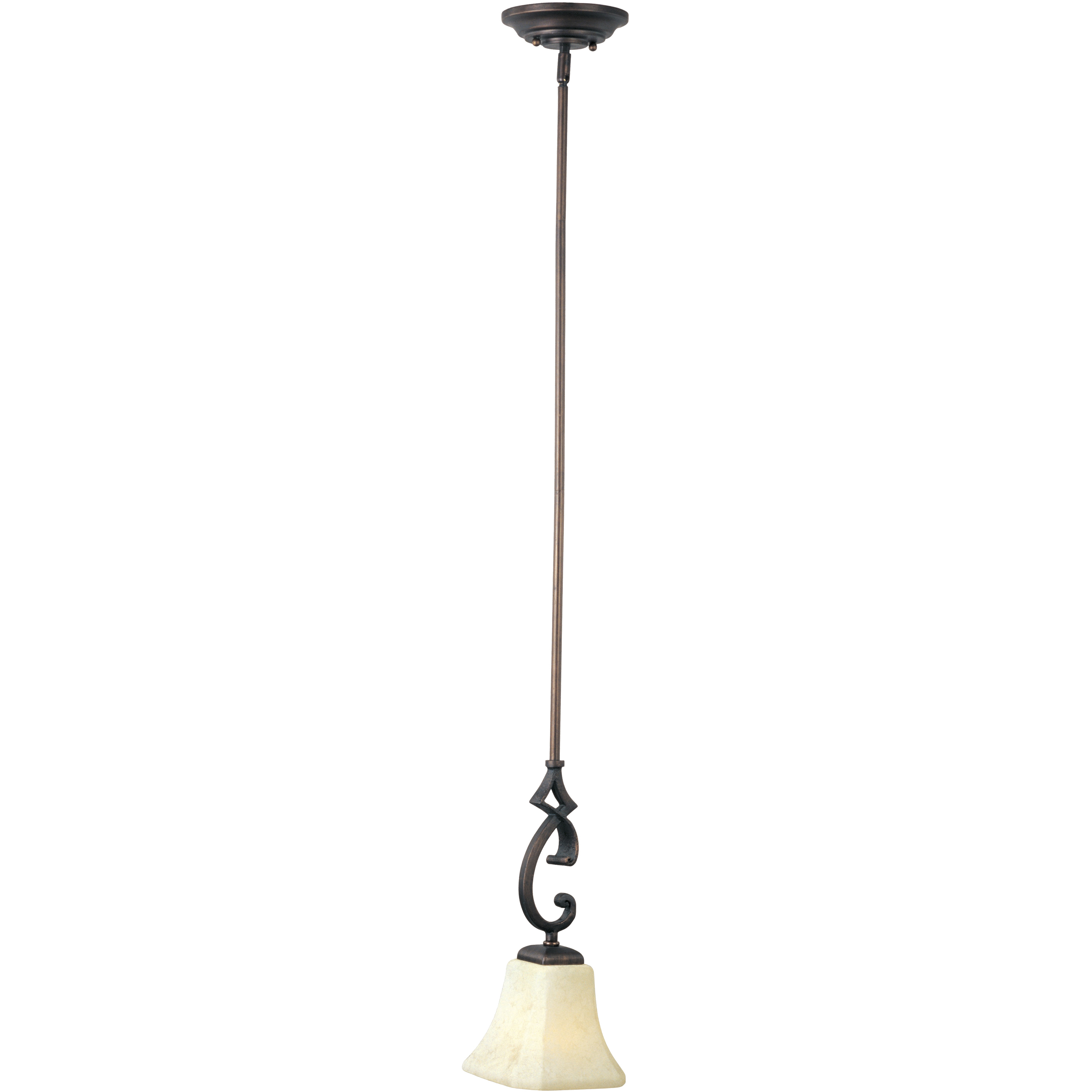 Oak Harbor 1 Light 6 inch Rustic Burnished Mini Pendant Ceiling Light