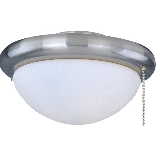San Gabriel 1 Light Incandescent Satin Nickel Ceiling Fan Light Kit