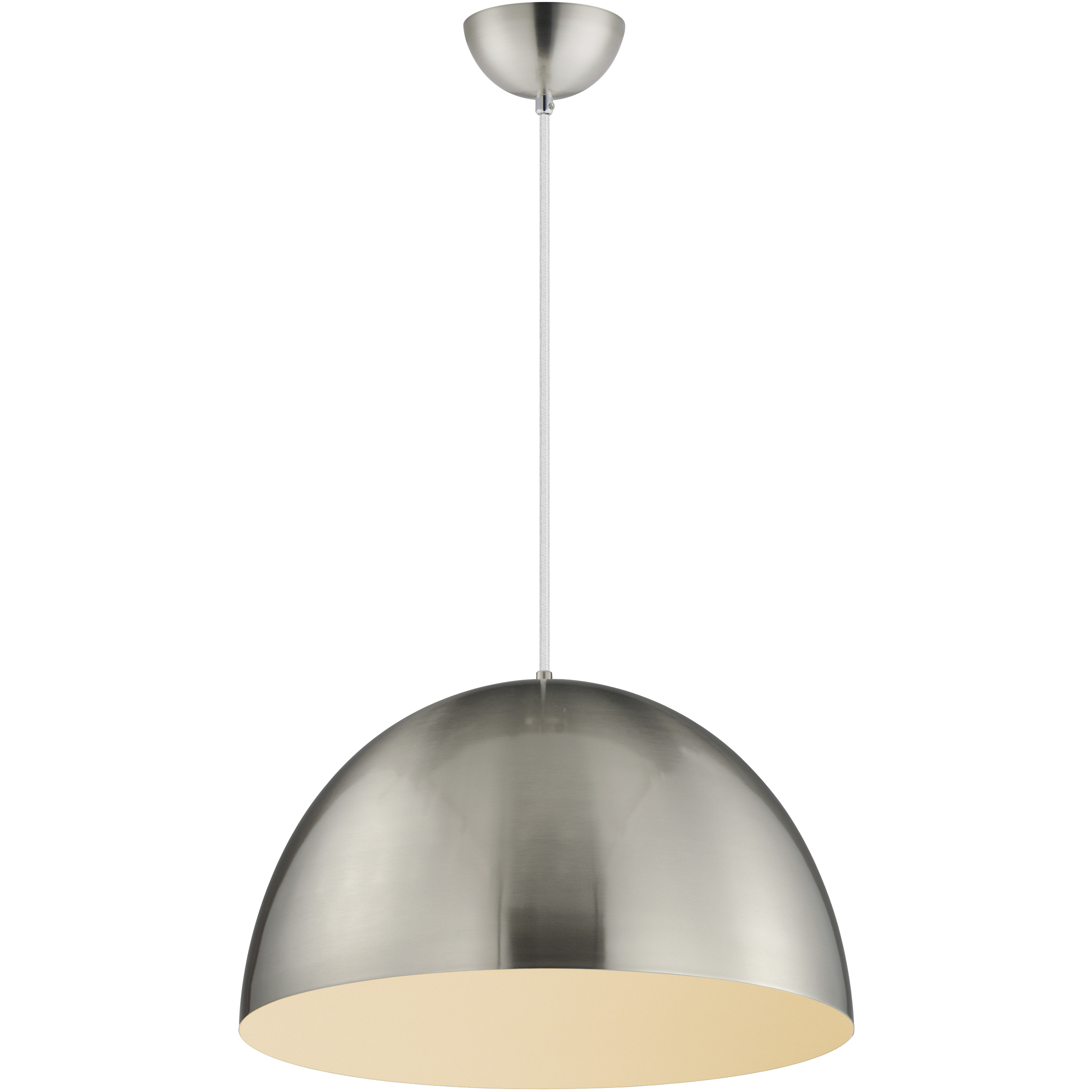 Tova 1 Light 20 inch Satin Nickel Single Pendant Ceiling Light