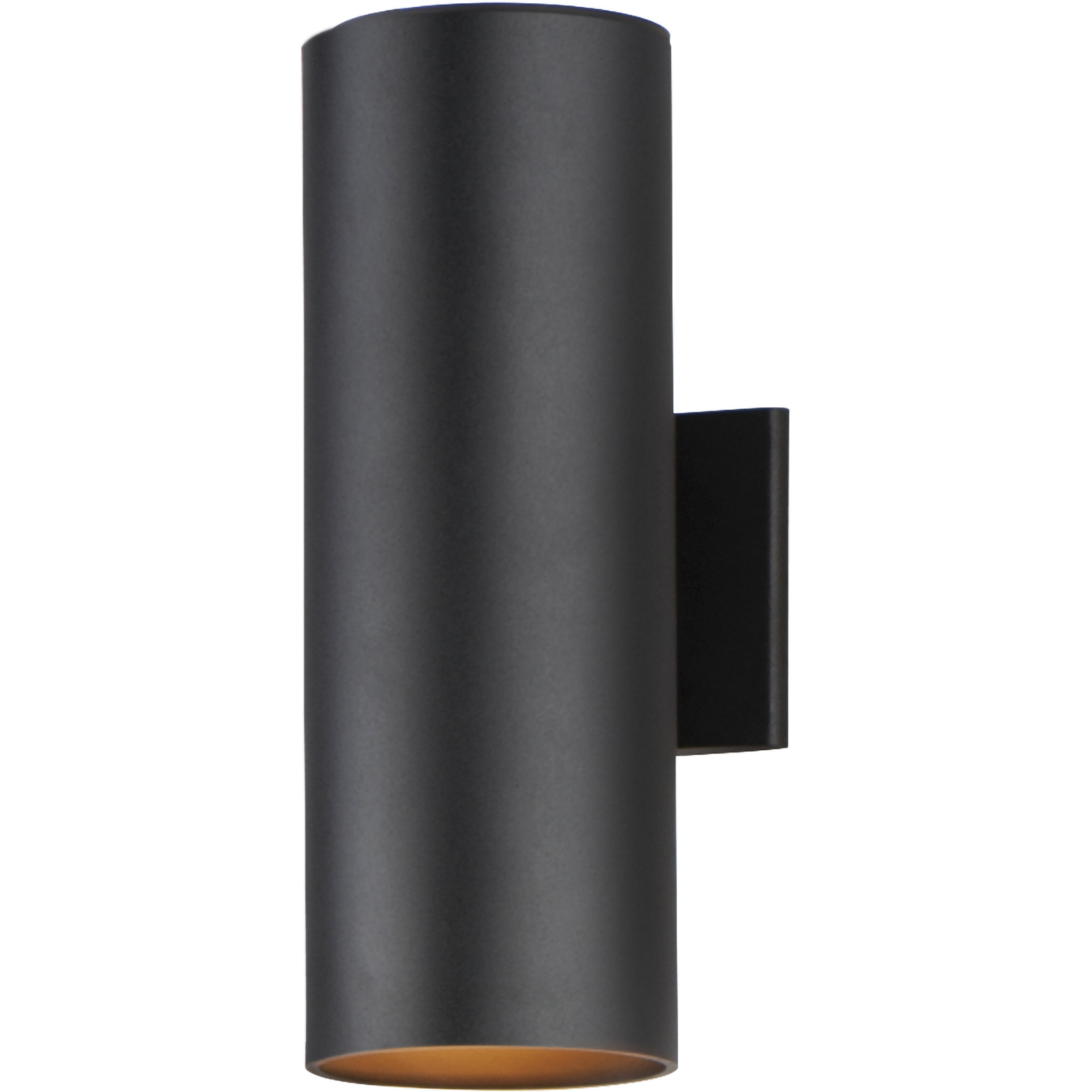 Outpost 2 Light 15 inch Black Outdoor Wall Mount