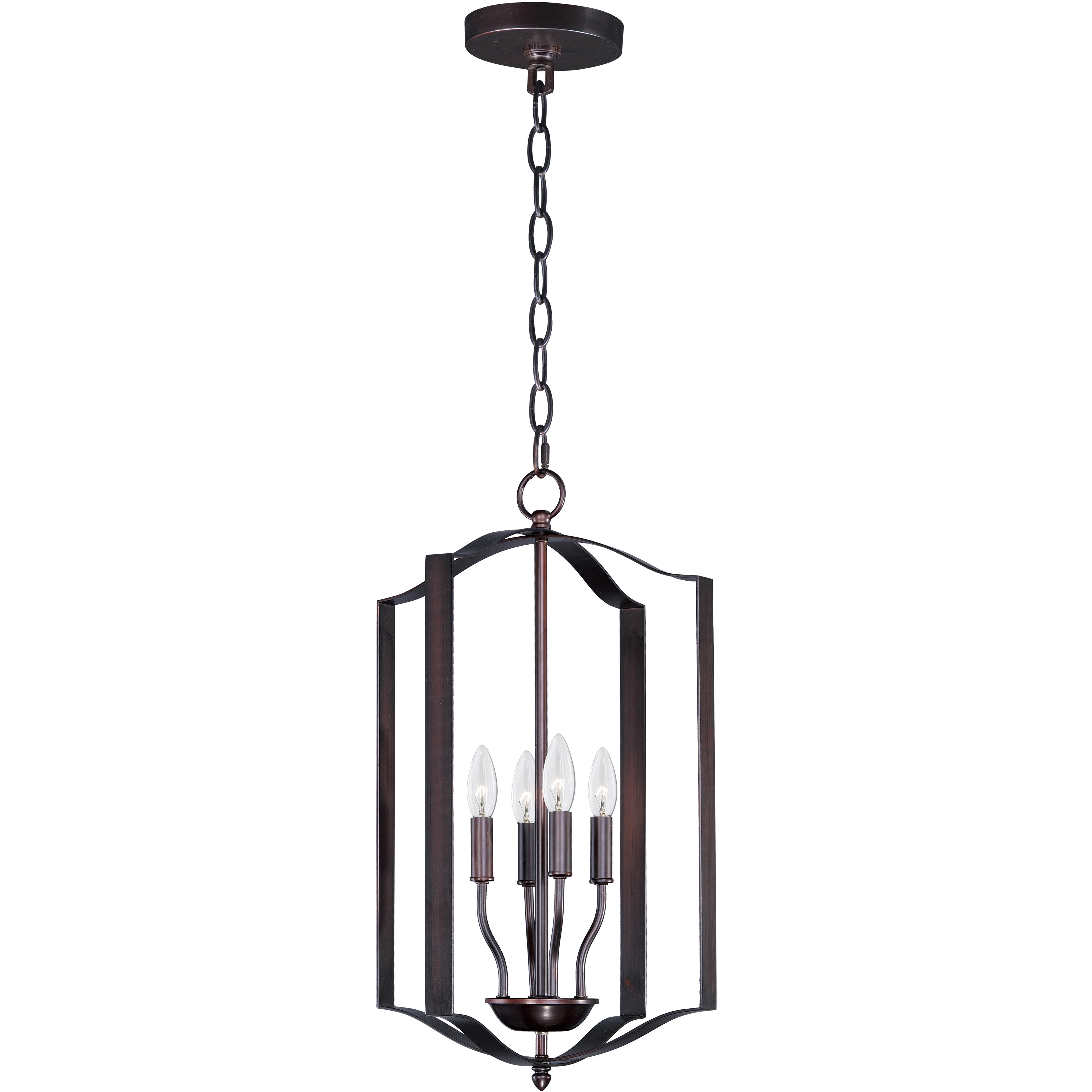 Provident 4 Light 15 inch Oil Rubbed Bronze Single Pendant Ceiling Light
