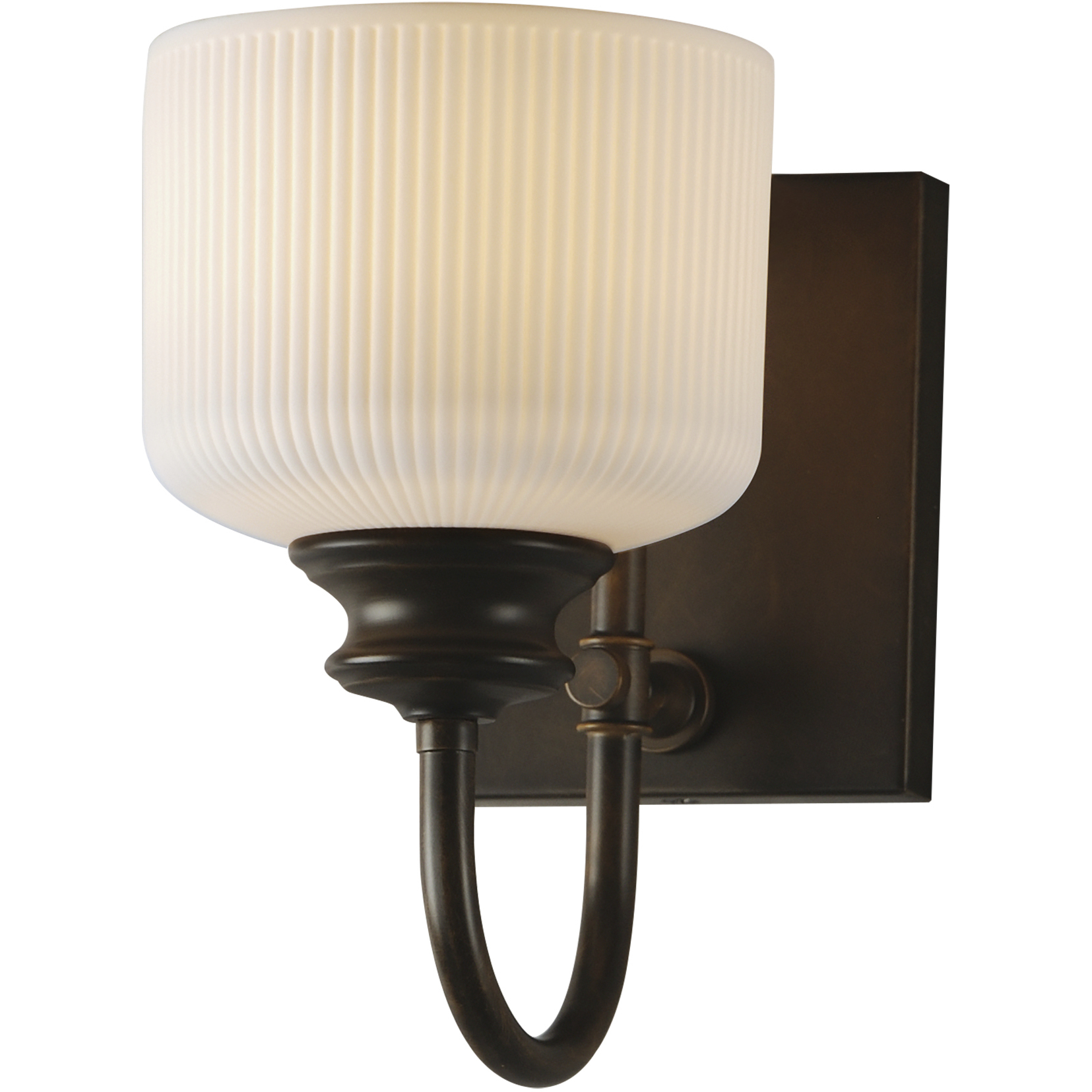 Bisque 1 Light 5.5 inch Oil Rubbed Bronze Wall Sconce Wall Light
