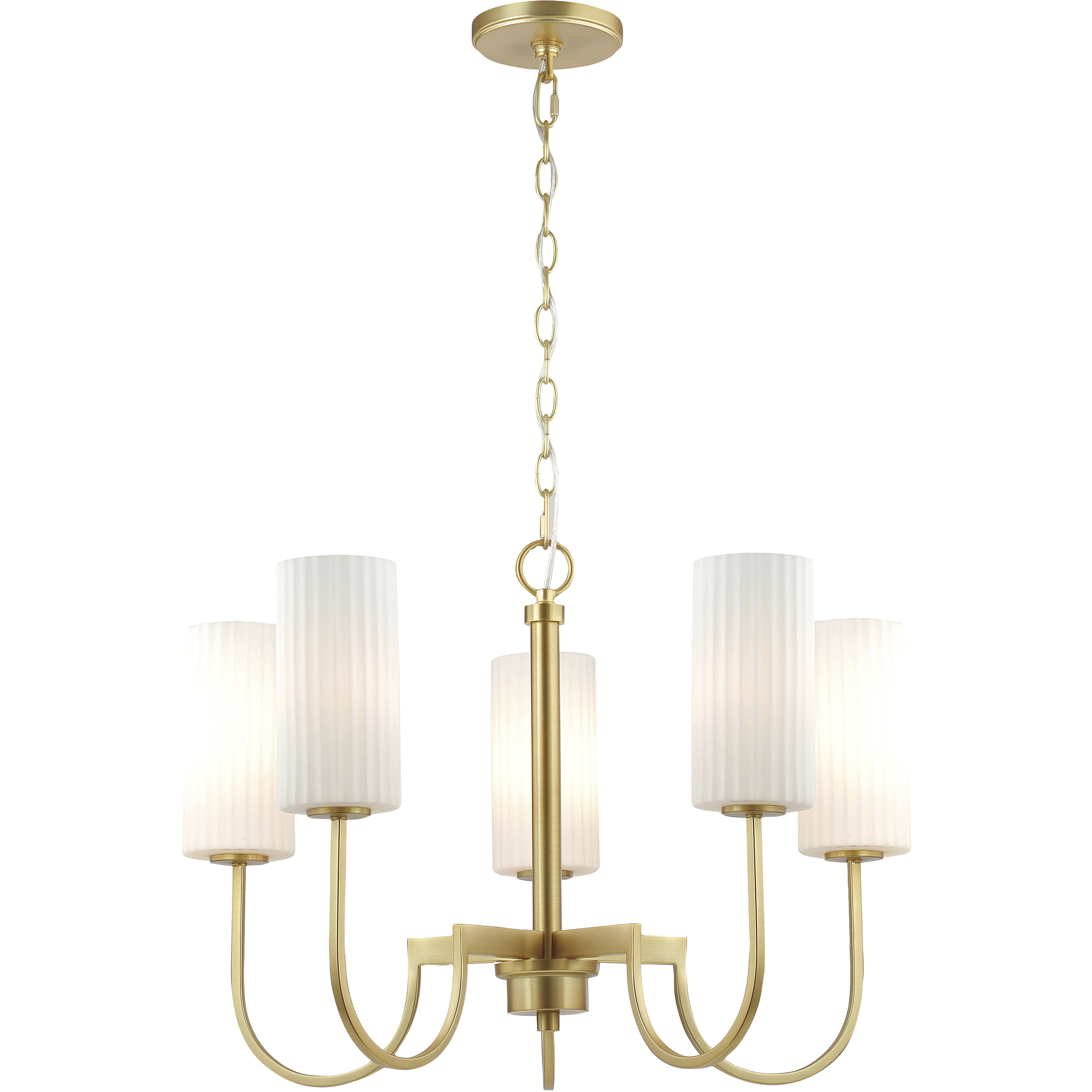 Maxim 32005SWSBR Town and Country 5 Light 27 inch Satin