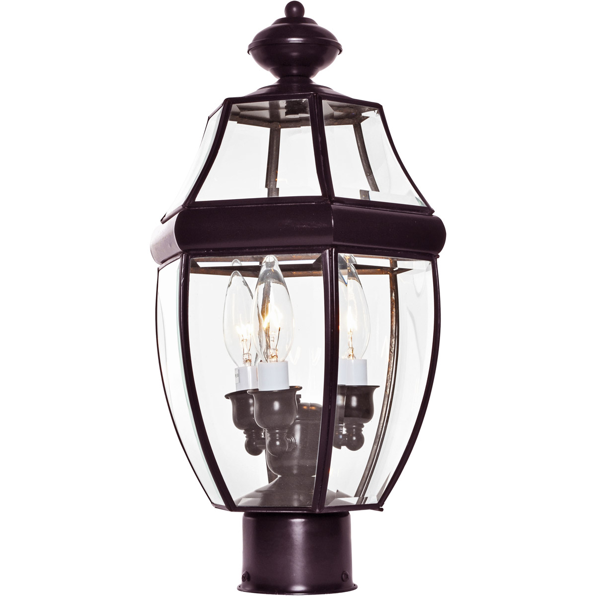 Maxim 6097CLBU South Park 3 Light 19 inch Burnished Outdoor Pole