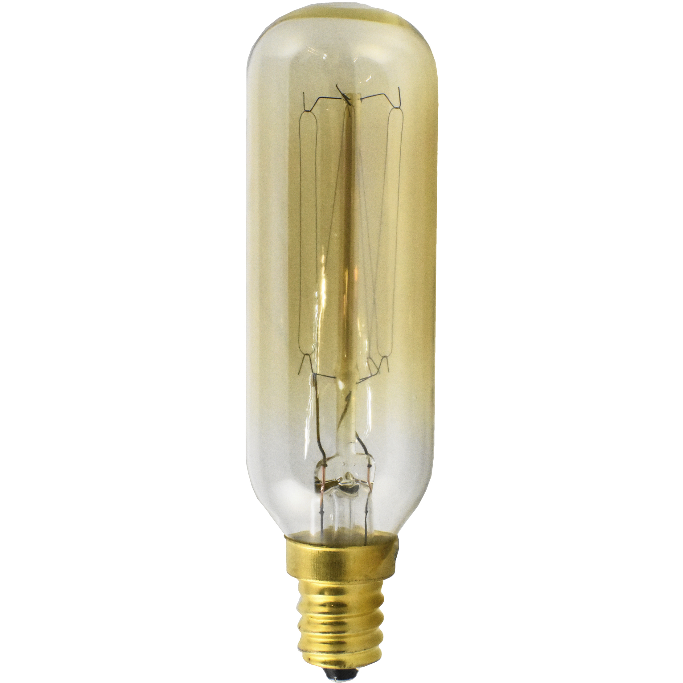 Glow Incandescent T6 E12 Candelabra 40 watt 120 2200K Bulb