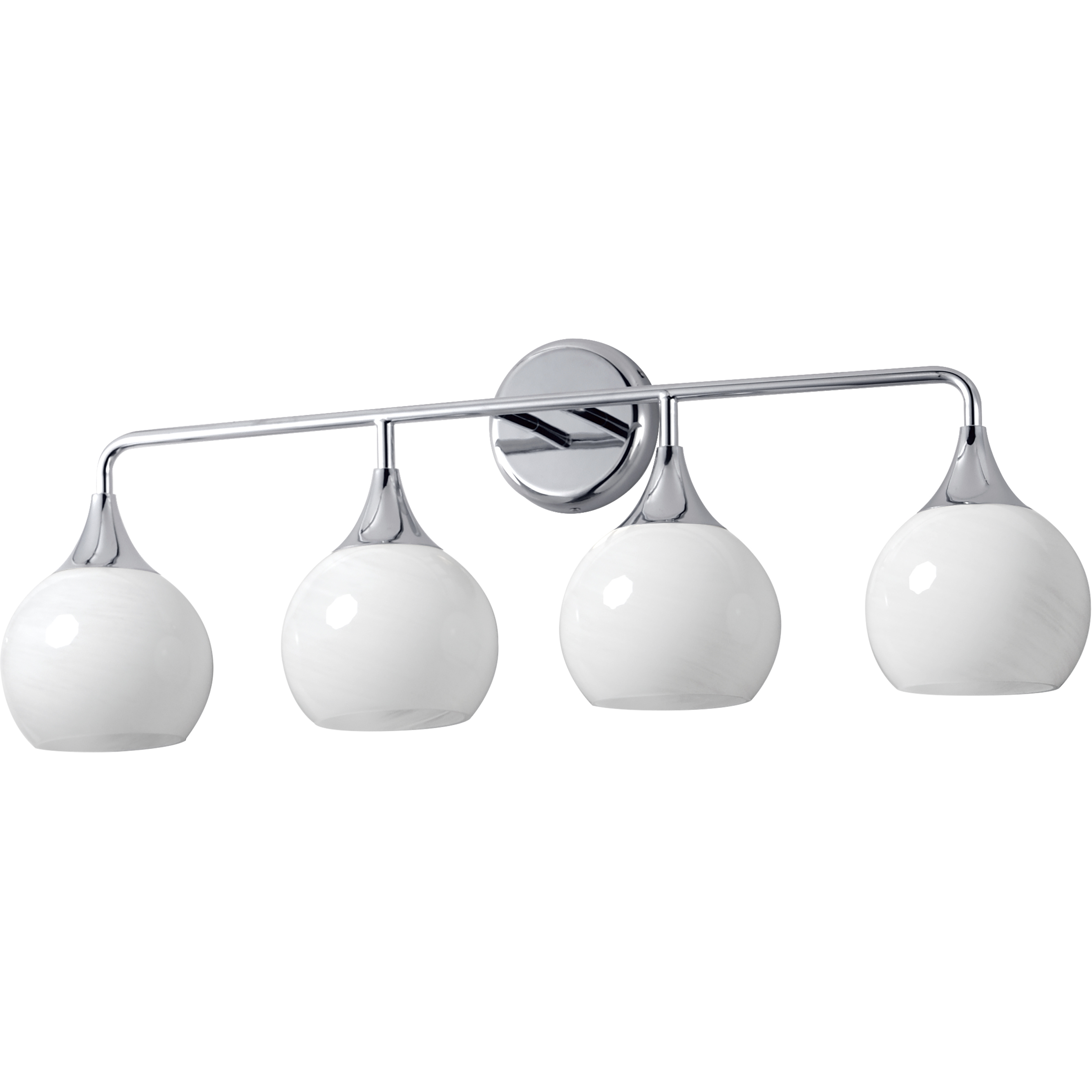 Neve 4 Light 31 inch Polished Chrome Bath Vanity Wall Light