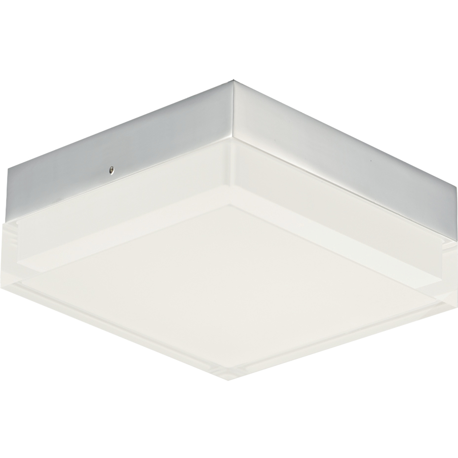 Illuminaire II LED 4.75 inch Polished Chrome Flush Mount Ceiling Light