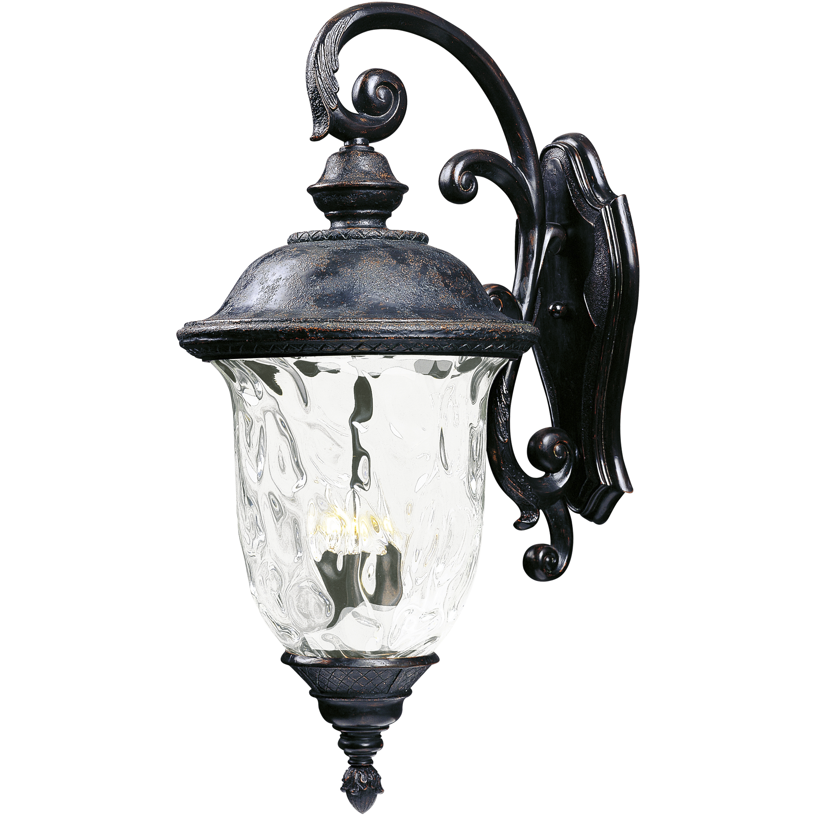 Carriage House DC 3 Light 31 inch Oriental Bronze Outdoor Wall Mount