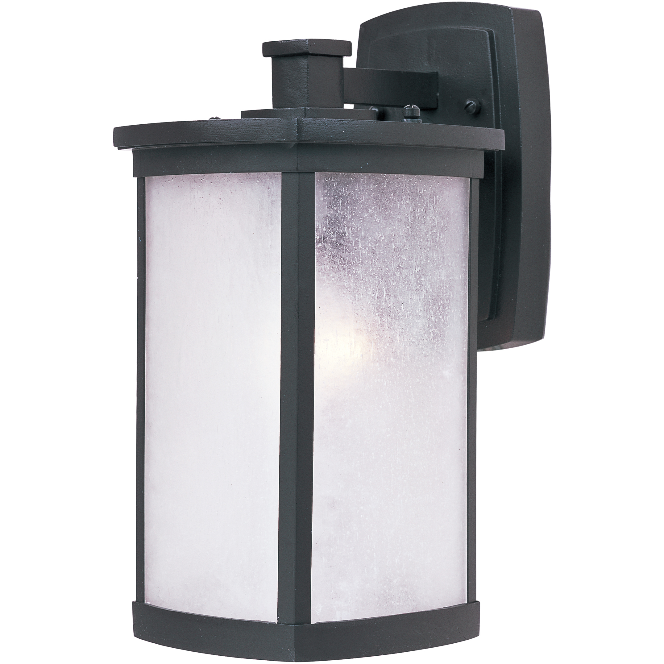 Terrace 1 Light 13.75 inch Bronze Outdoor Wall Mount in Clear