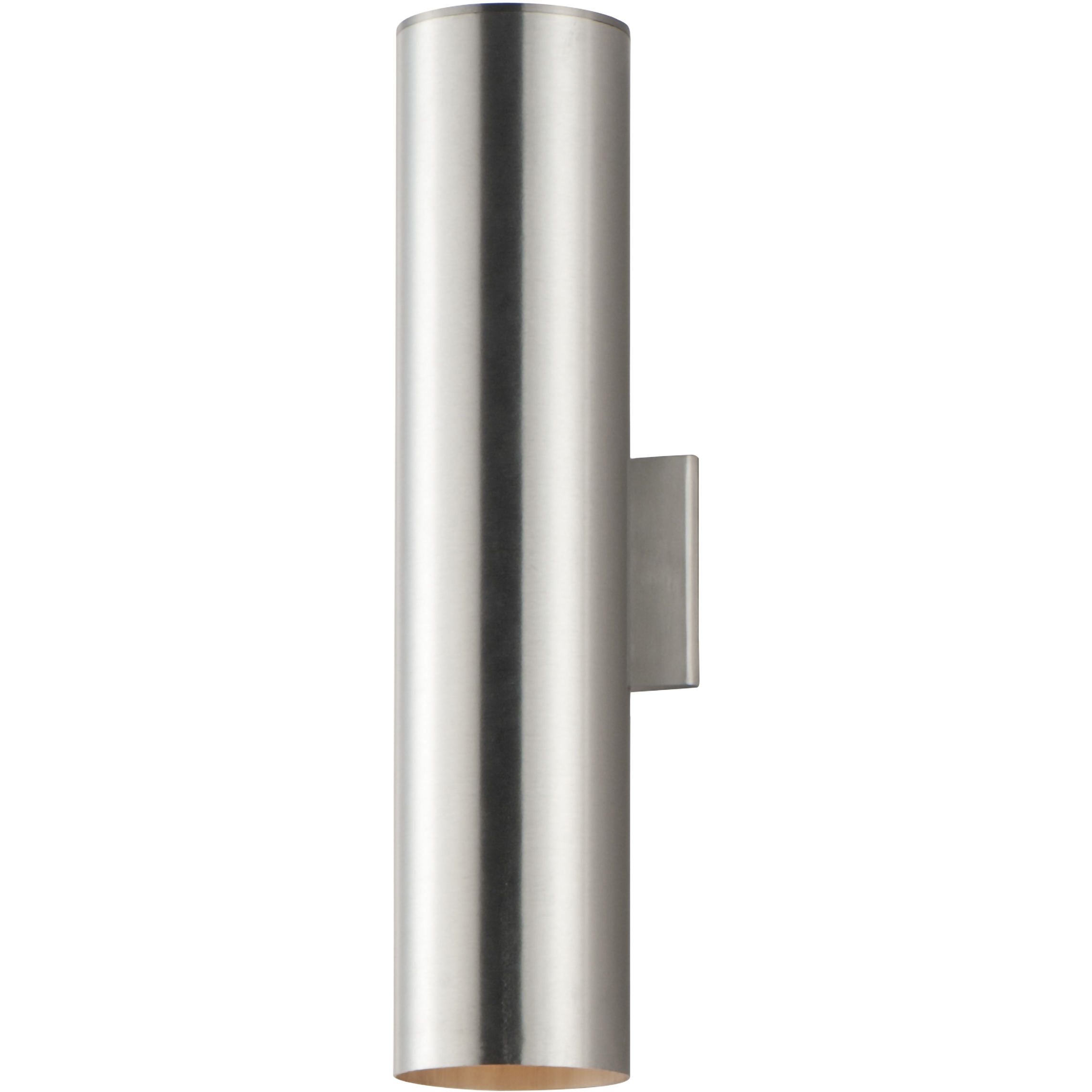 Outpost LED 22 inch Brushed Aluminum Outdoor Wall Mount