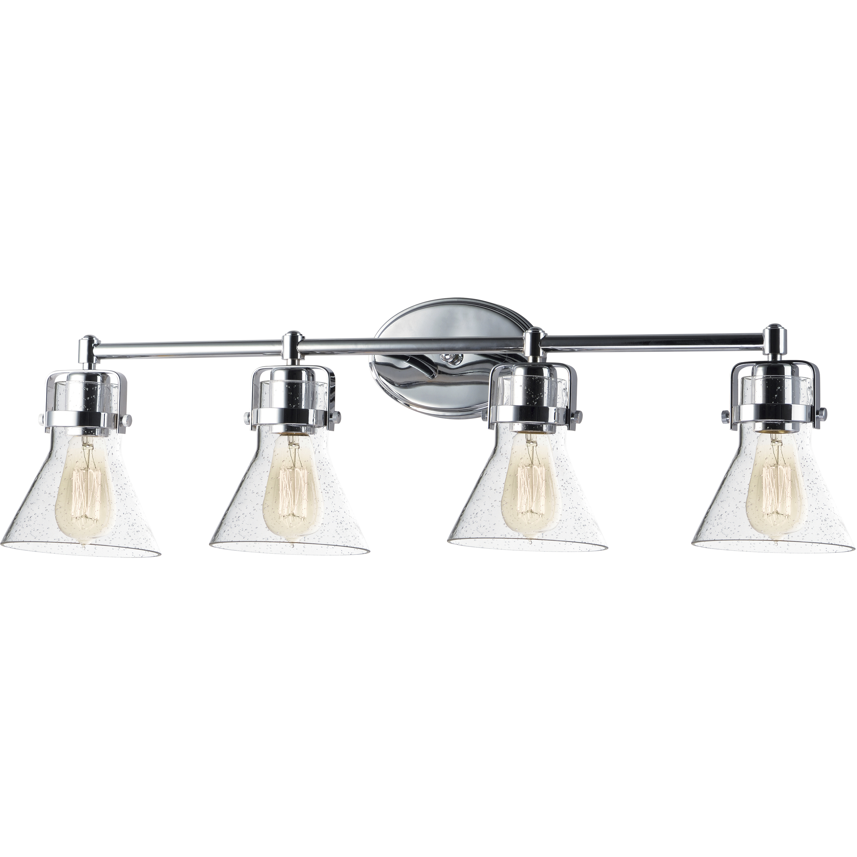 Seafarer 4 Light 33 inch Polished Chrome Bath Vanity Wall Light in Incandescent Bulb Not Included