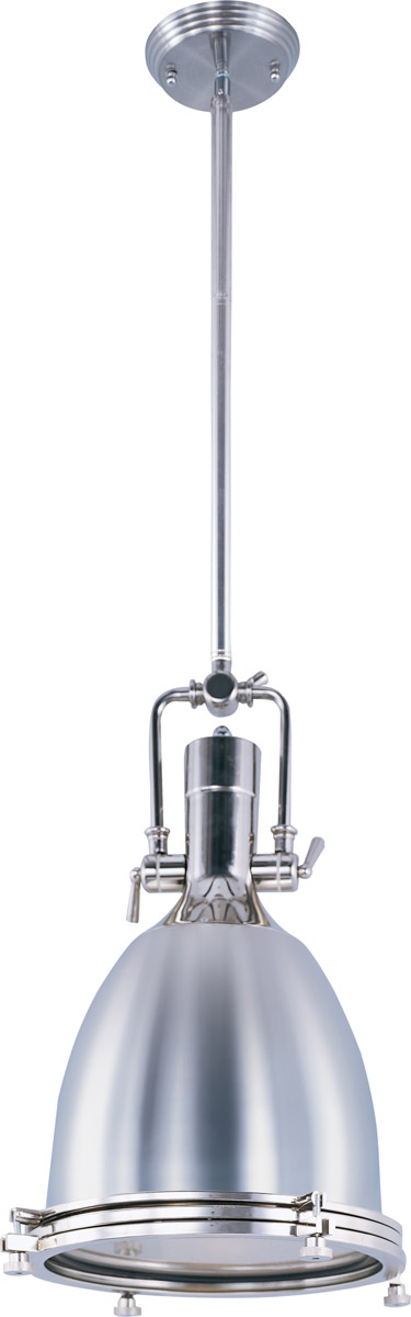 定期入れの Maxim 25104FTPN Hi-Bay 1 Light 14 inch Polished Nickel X68000
