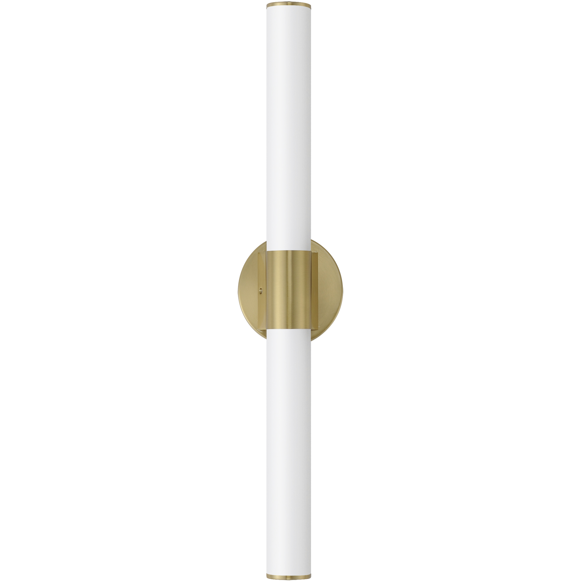 Tubo LED 30 inch Natural Aged Brass Bath Vanity Wall Light