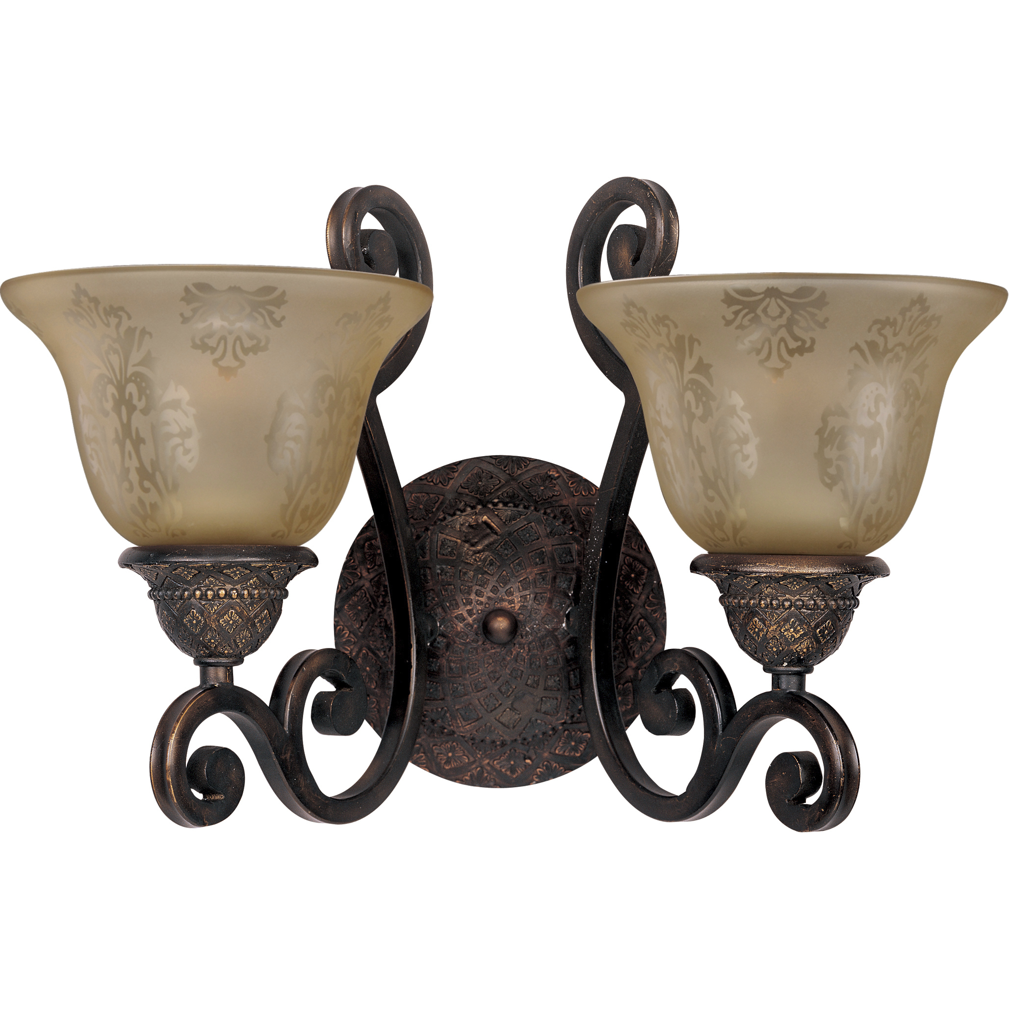 Symphony 2 Light 16 inch Oil Rubbed Bronze Wall Sconce Wall Light