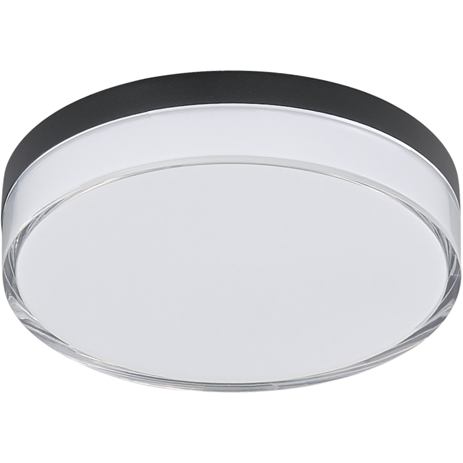 Edge LED 7 inch Black Flush Mount Ceiling Light