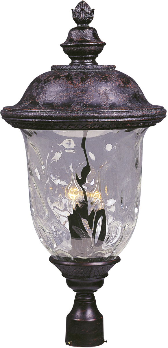 Maxim 3421WGOB Carriage House DC 3 Light 29 inch Oriental