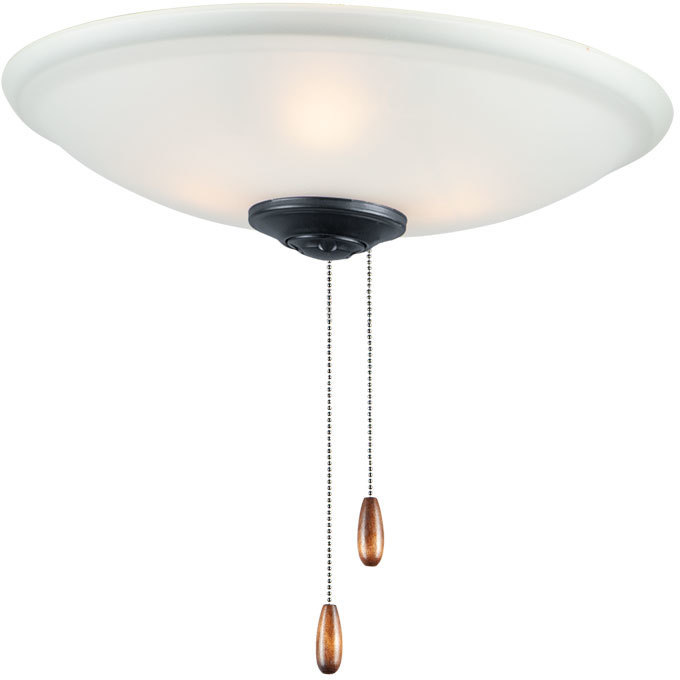 San Gabriel 3 Light Incandescent Black Ceiling Fan Light Kit