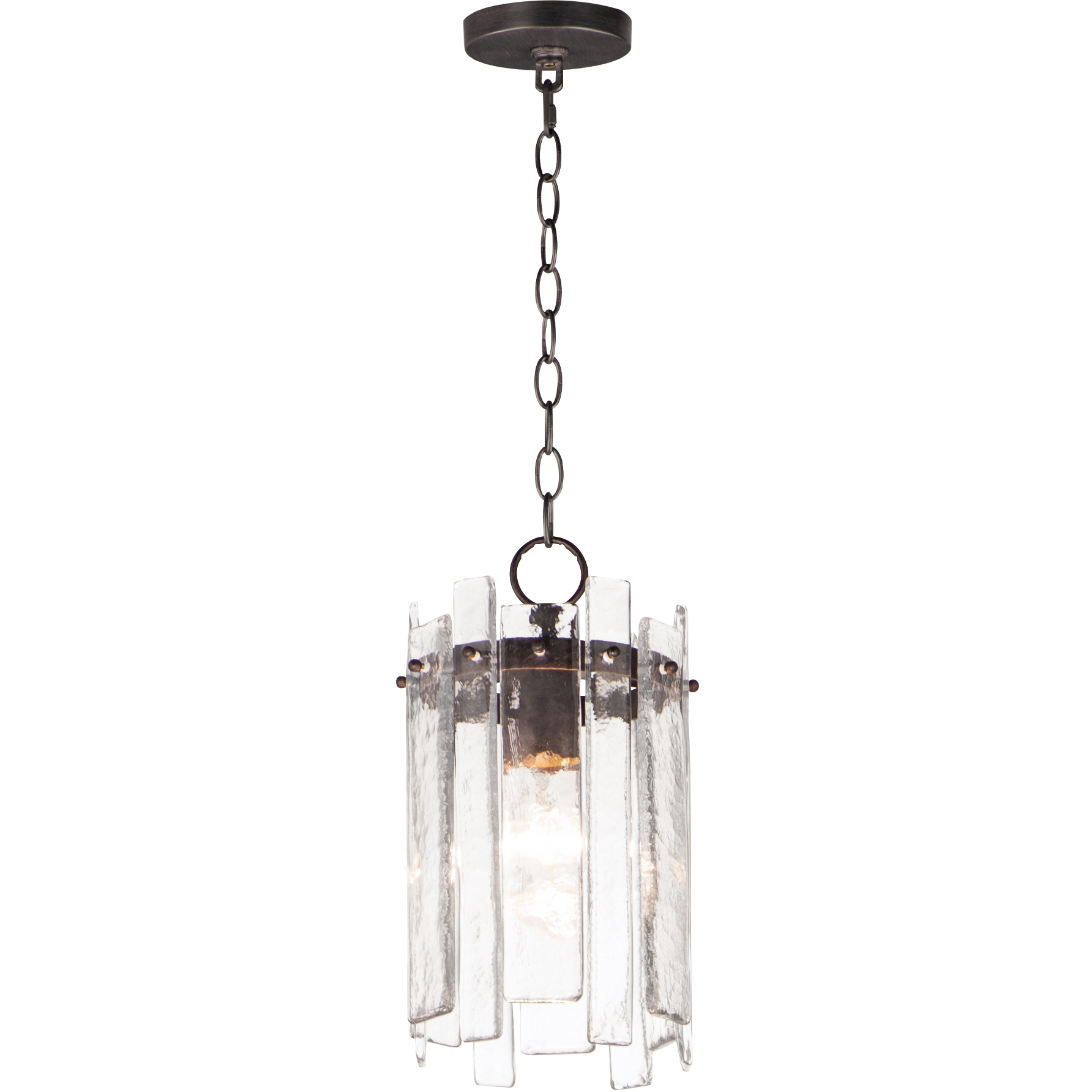 Warren 1 Light 7.5 inch Dark Bronze Single Pendant Ceiling Light
