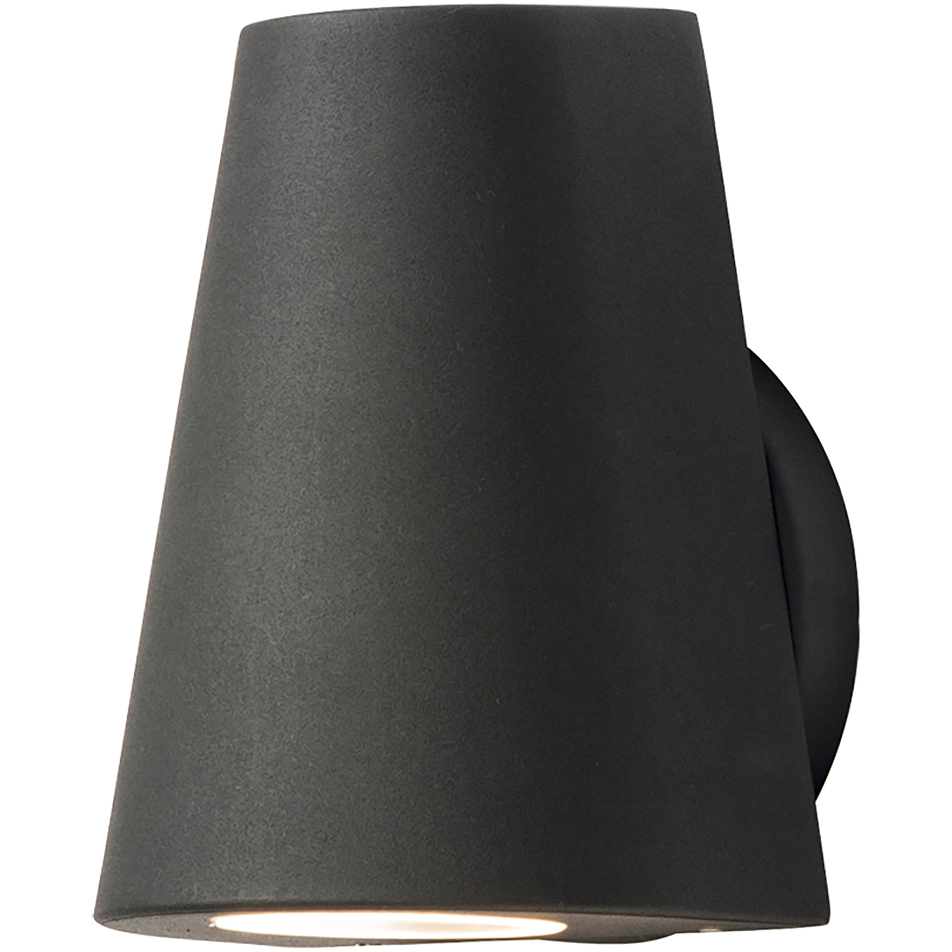 Mini LED 6.25 inch Black Outdoor Wall Mount