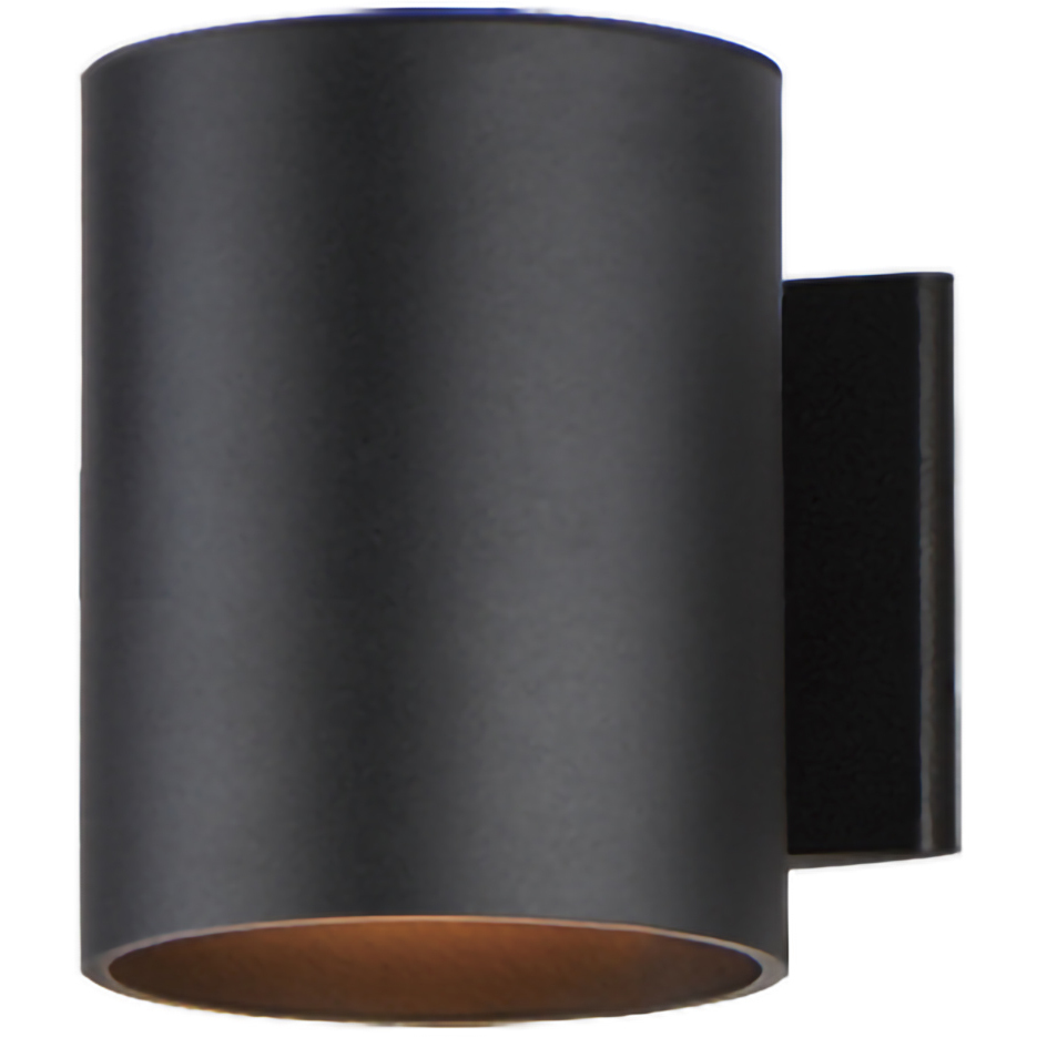 Outpost 1 Light 7.25 inch Black Outdoor Wall Mount in Without Photocell