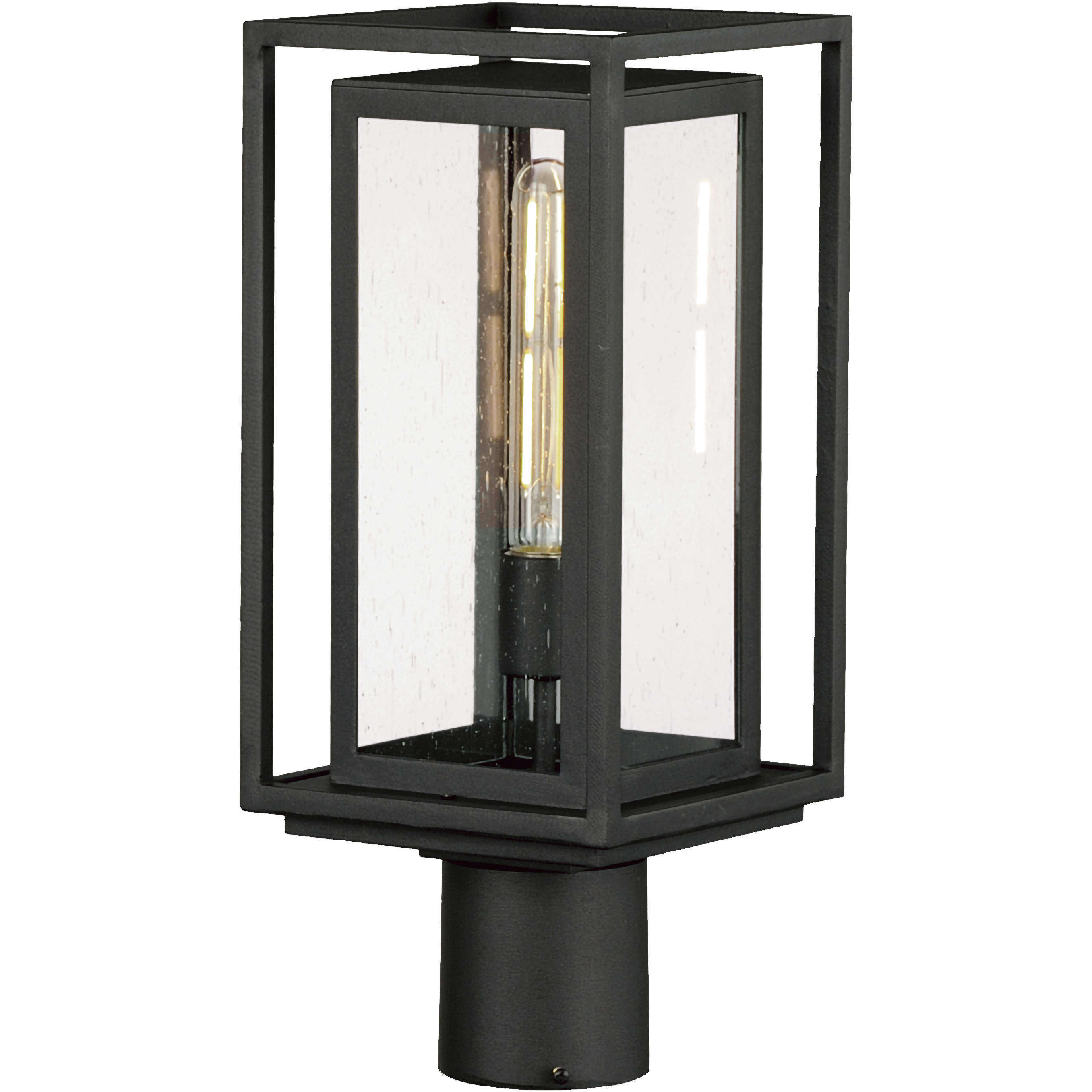 Cabana VX 1 Light 16.75 inch Black Outdoor Pole/Post Mount