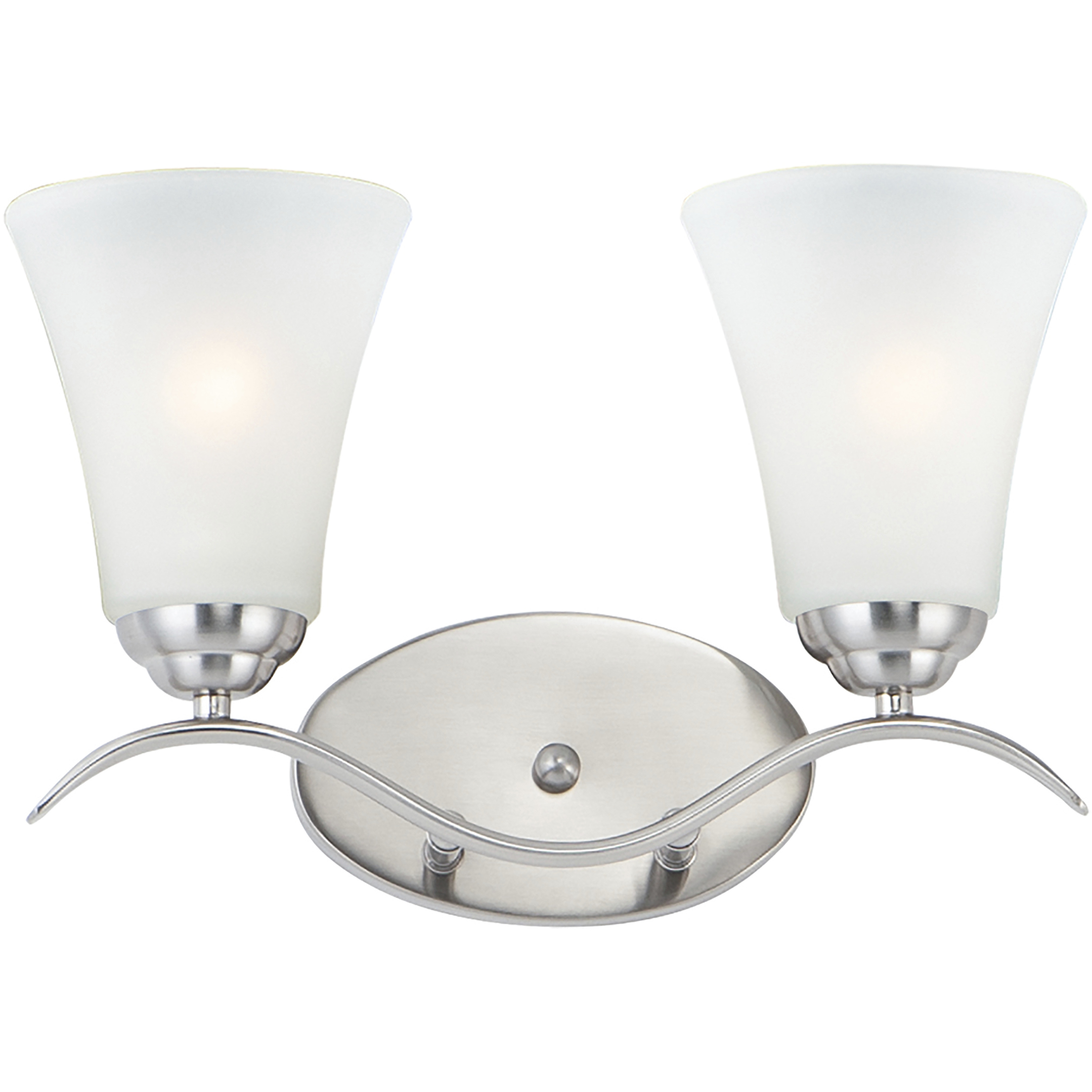 Vital 2 Light 14.5 inch Satin Nickel Bath Vanity Wall Light