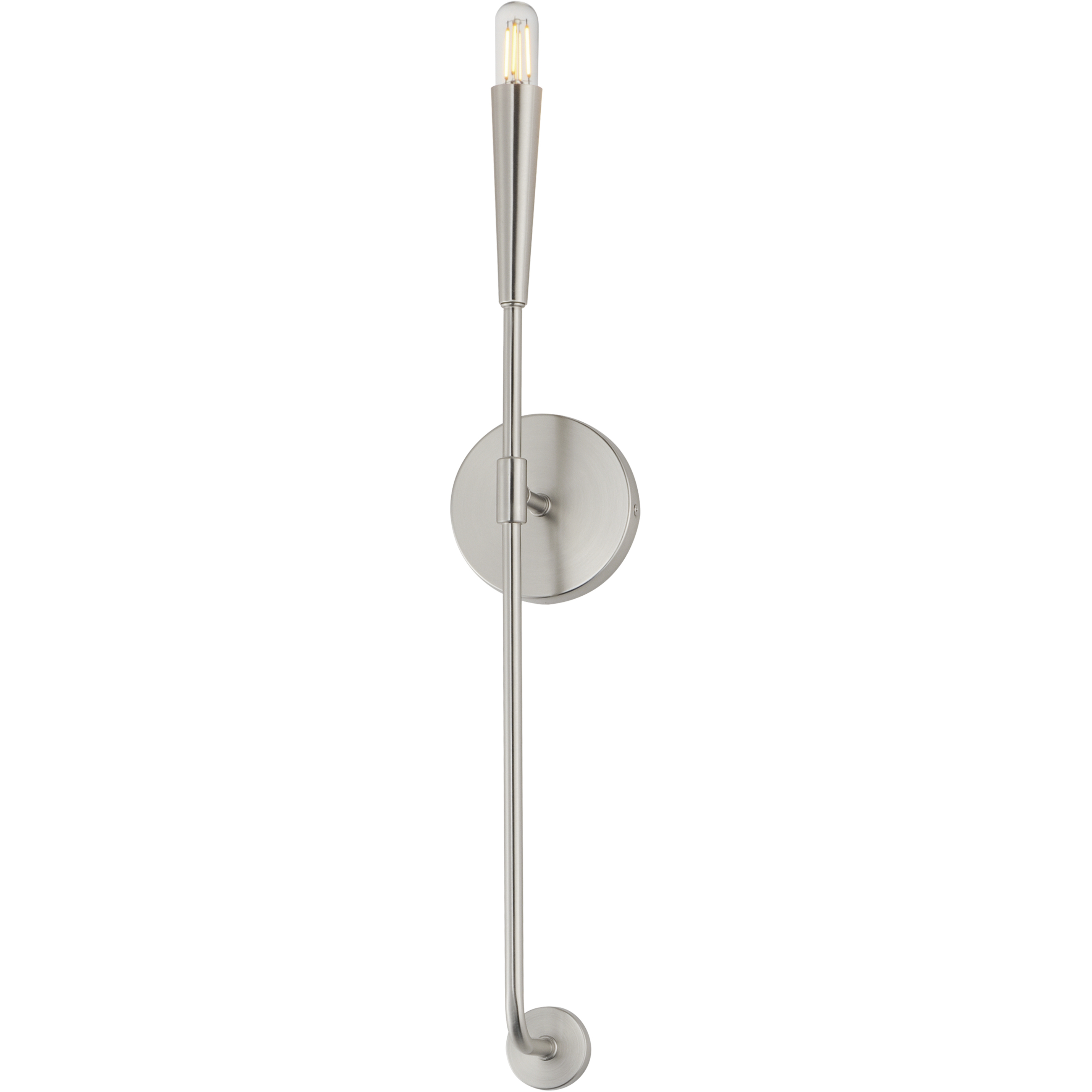 Vela 1 Light 5 inch Satin Nickel Wall Sconce Wall Light