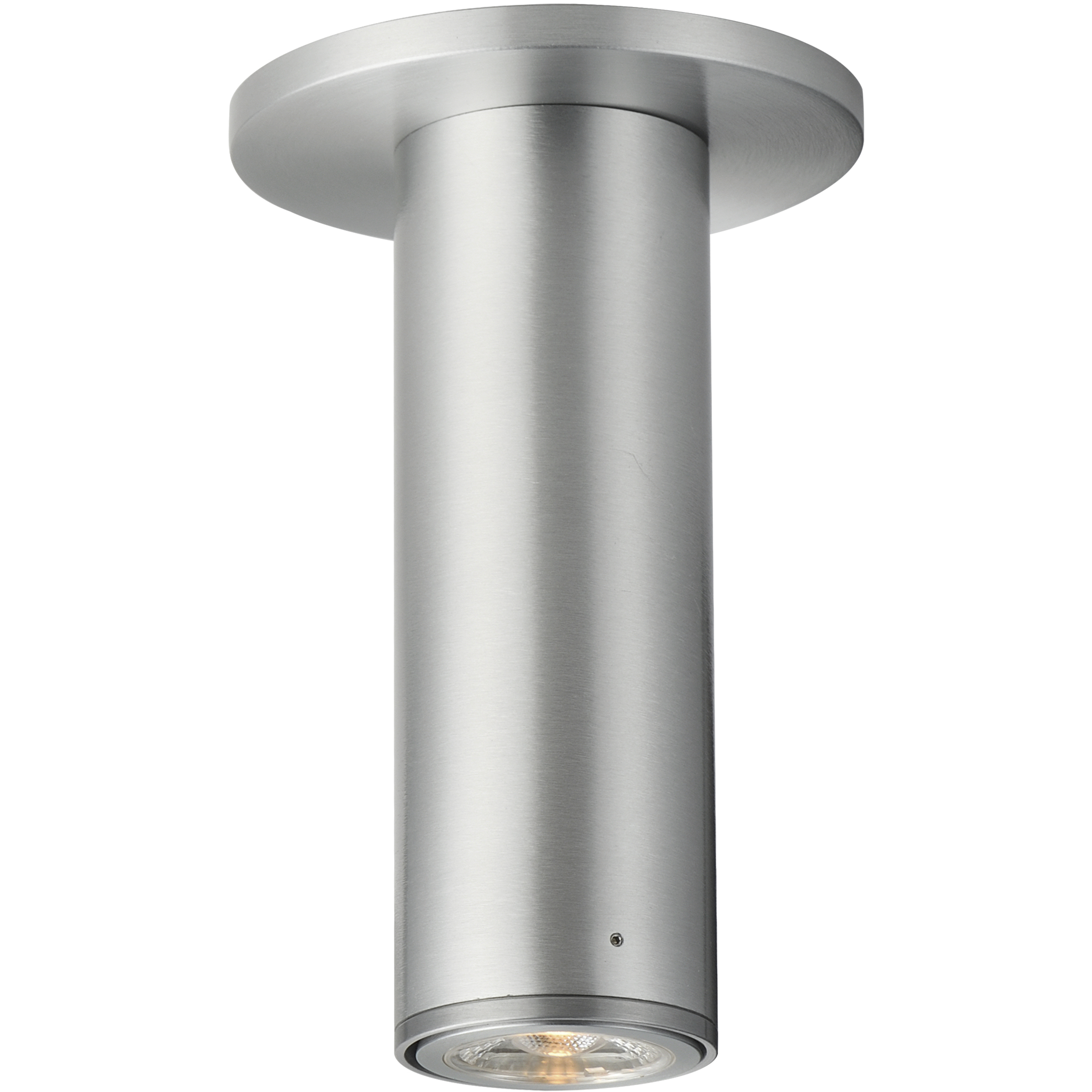 Fulcrum LED 5.25 inch Brushed Aluminum Flush Mount Ceiling Light