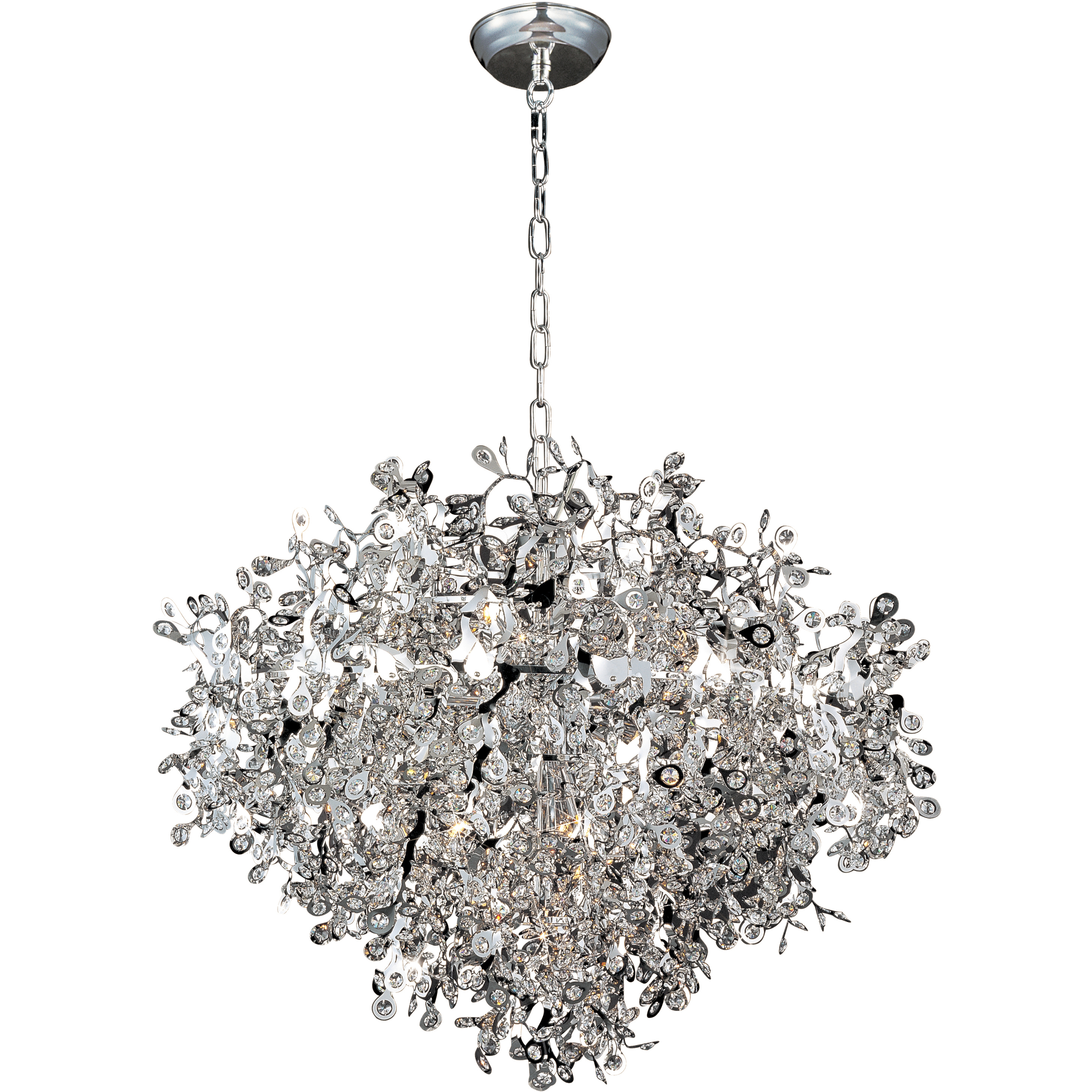 Comet LED 33 inch Polished Chrome Single Pendant Ceiling Light
