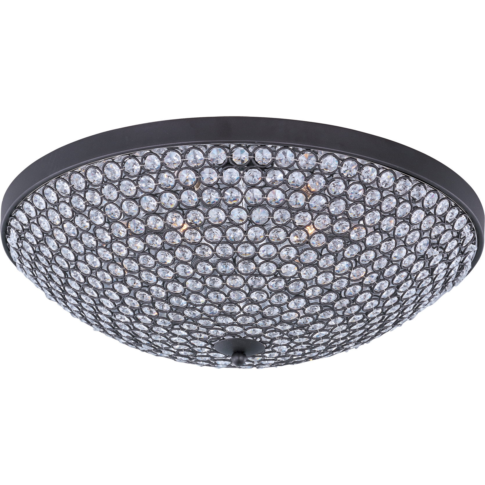 Glimmer LED 19 inch Bronze Flush Mount Ceiling Light