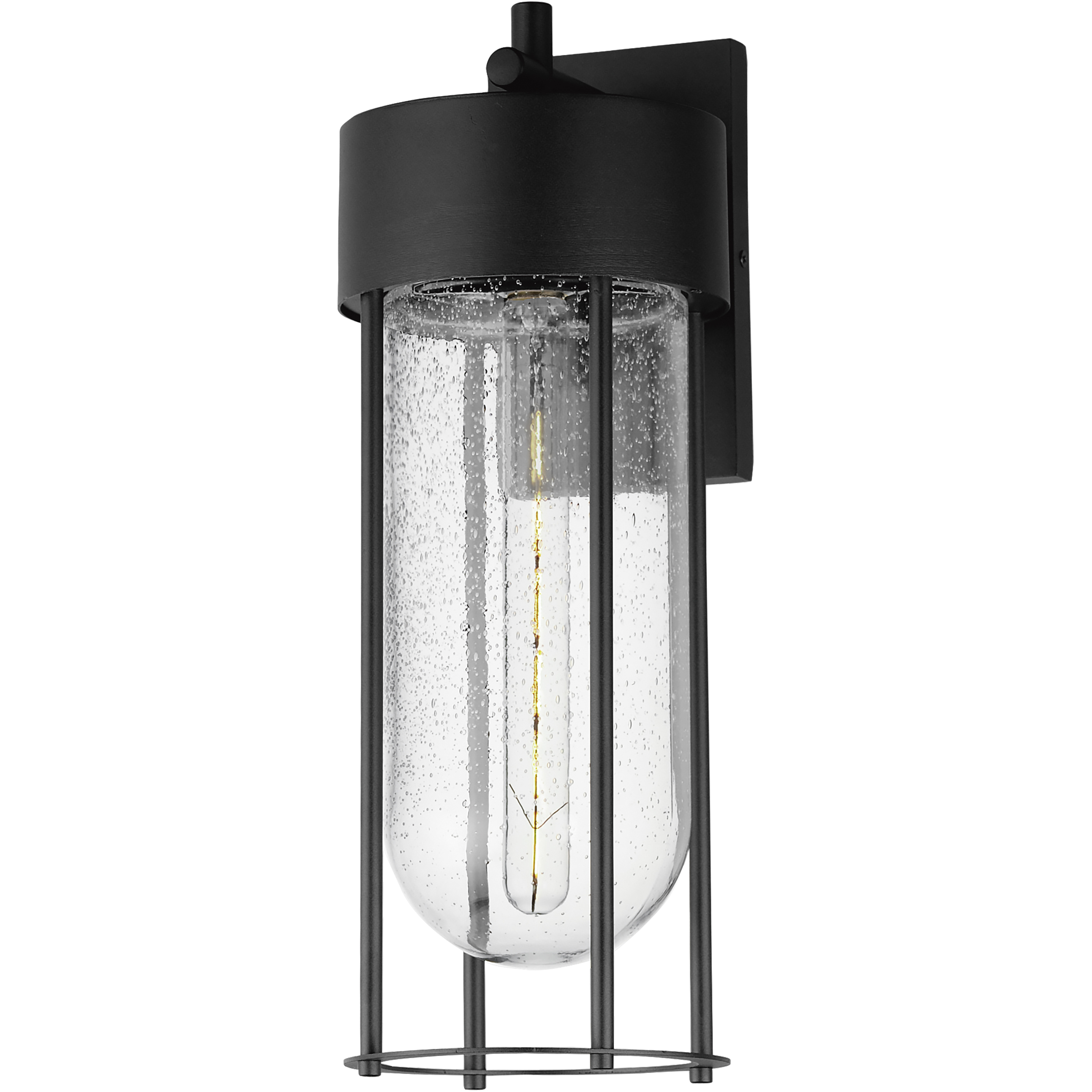 Millennial 1 Light 18.75 inch Black Outdoor Wall Mount, Large