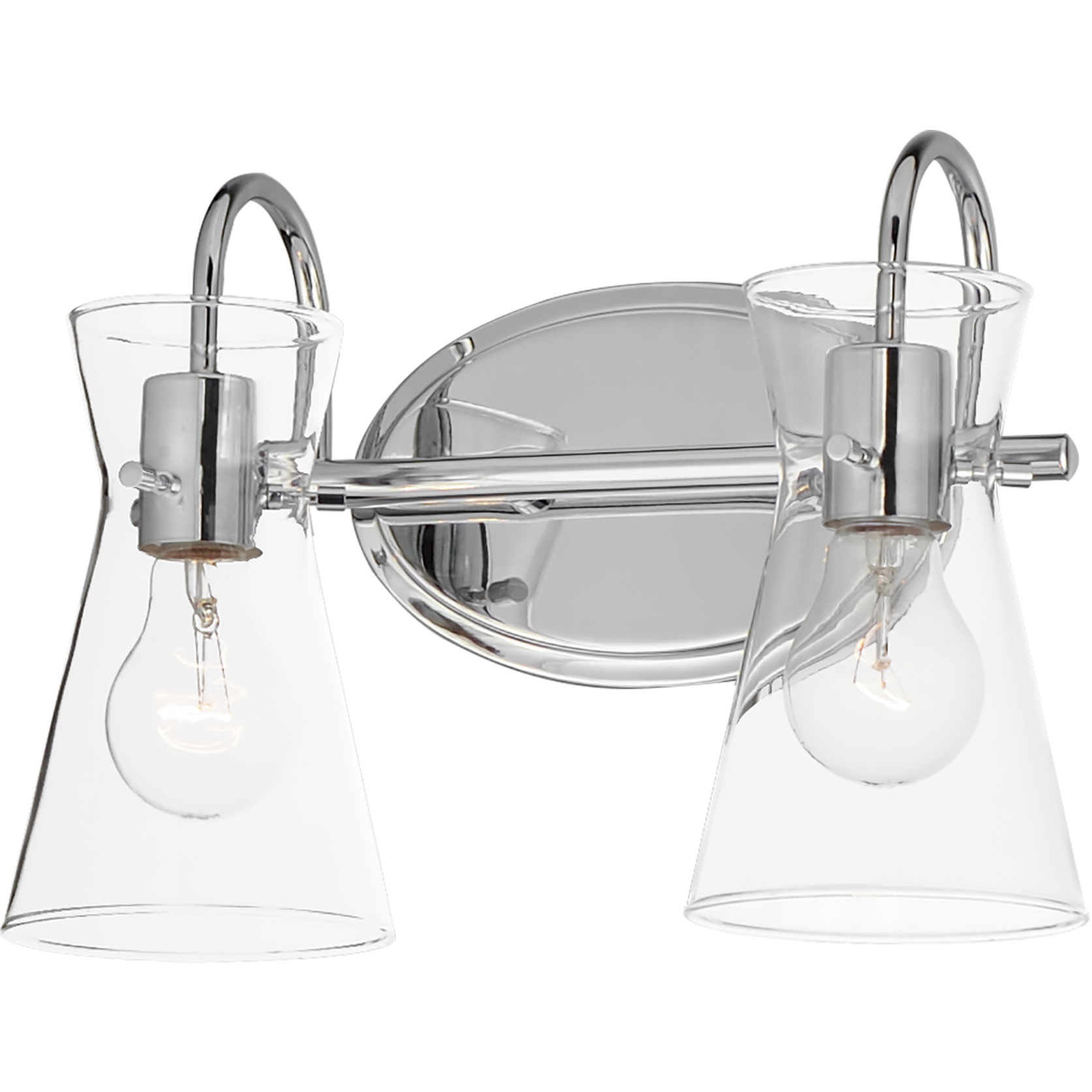 Ava 2 Light 13.5 inch Polished Chrome Bath Vanity Wall Light