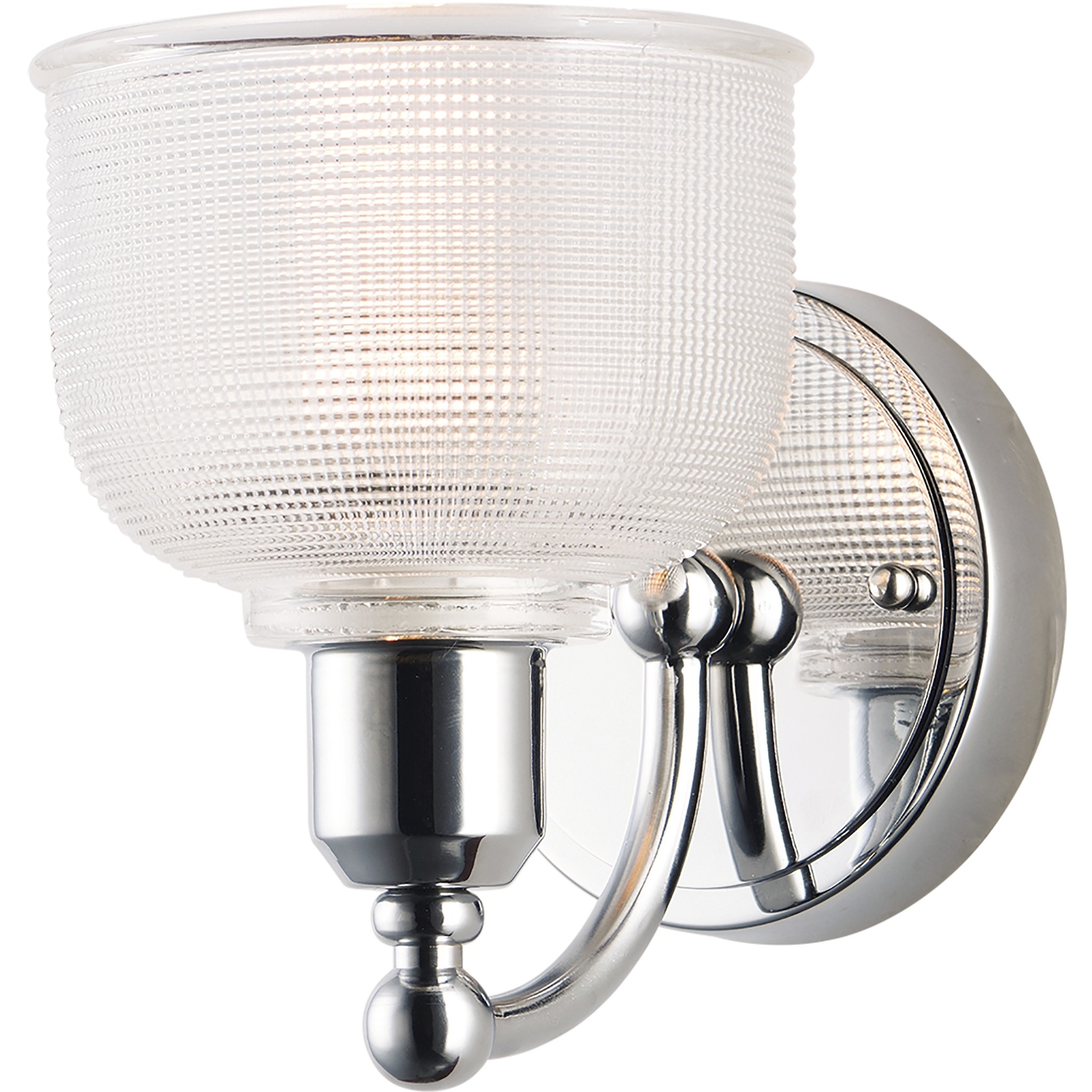 Hollow 1 Light 6 inch Polished Chrome Wall Sconce Wall Light