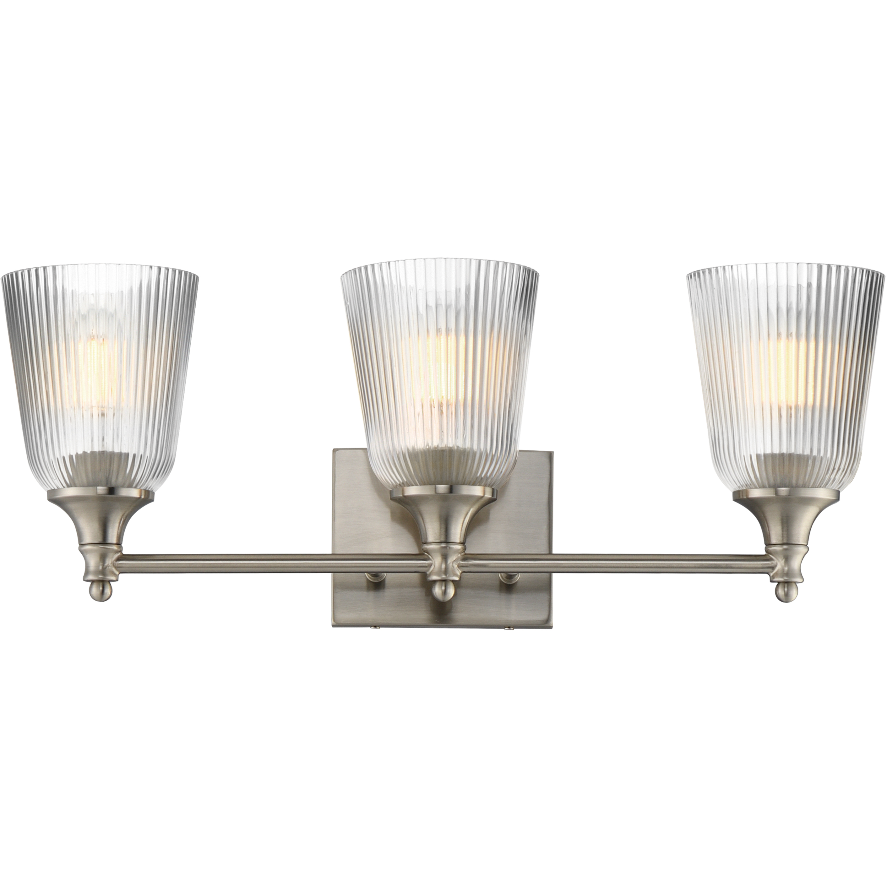 Julip 3 Light 23 inch Satin Nickel Bath Vanity Wall Light