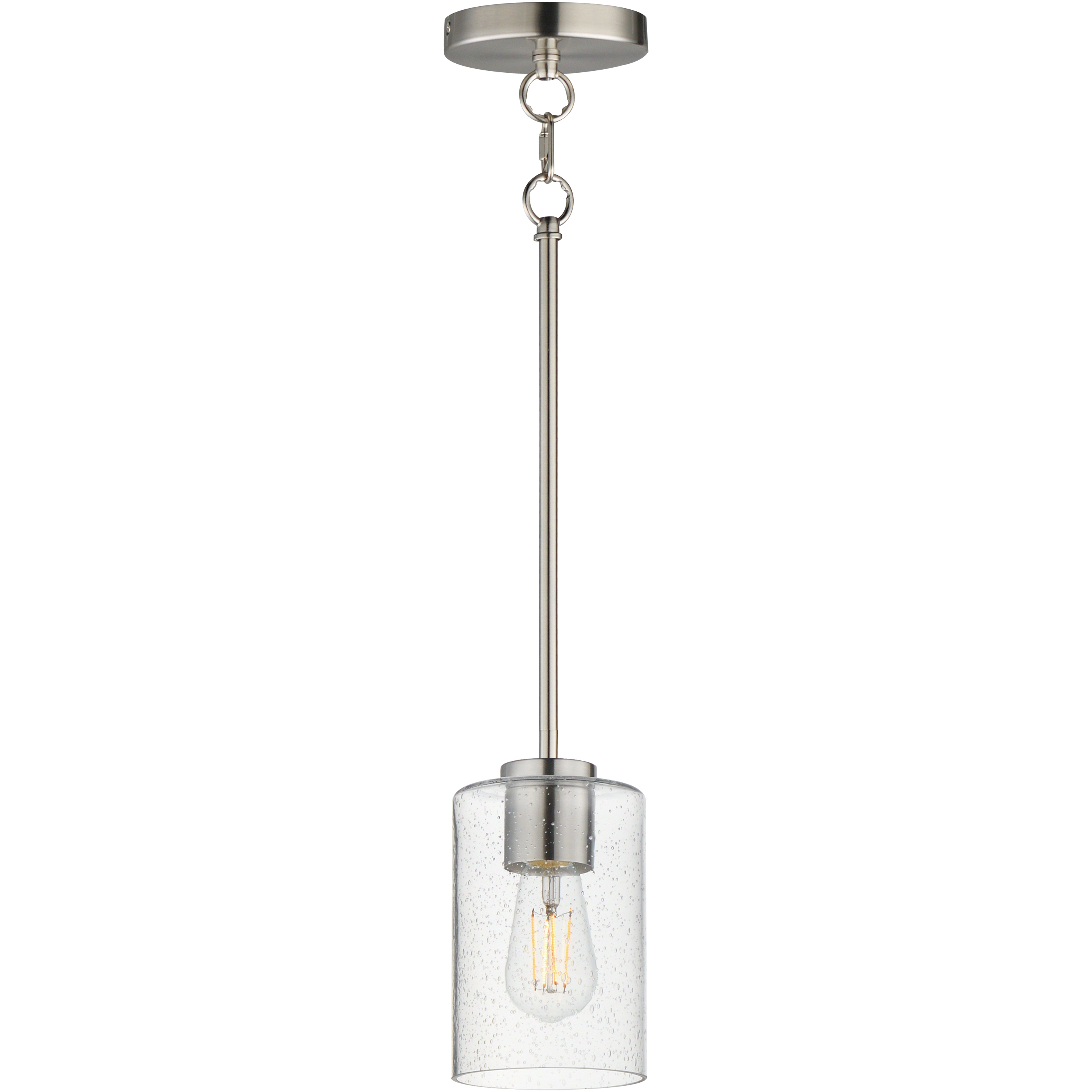Livingston 1 Light 4.75 inch Satin Nickel Single Pendant Ceiling Light
