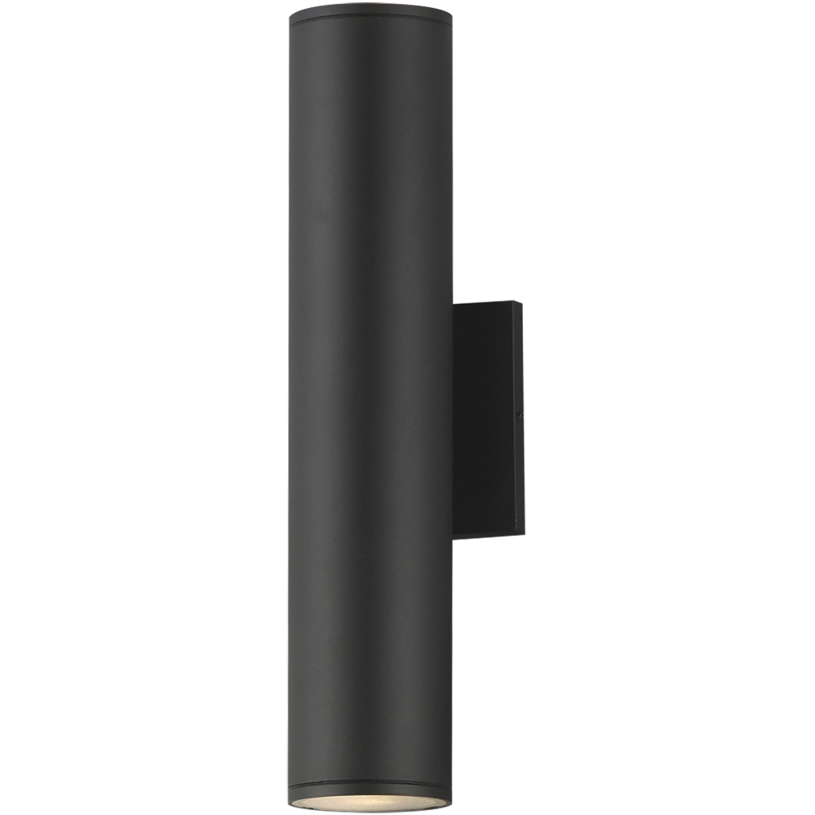 Caldera LED 15 inch Black Outdoor Wall Mount