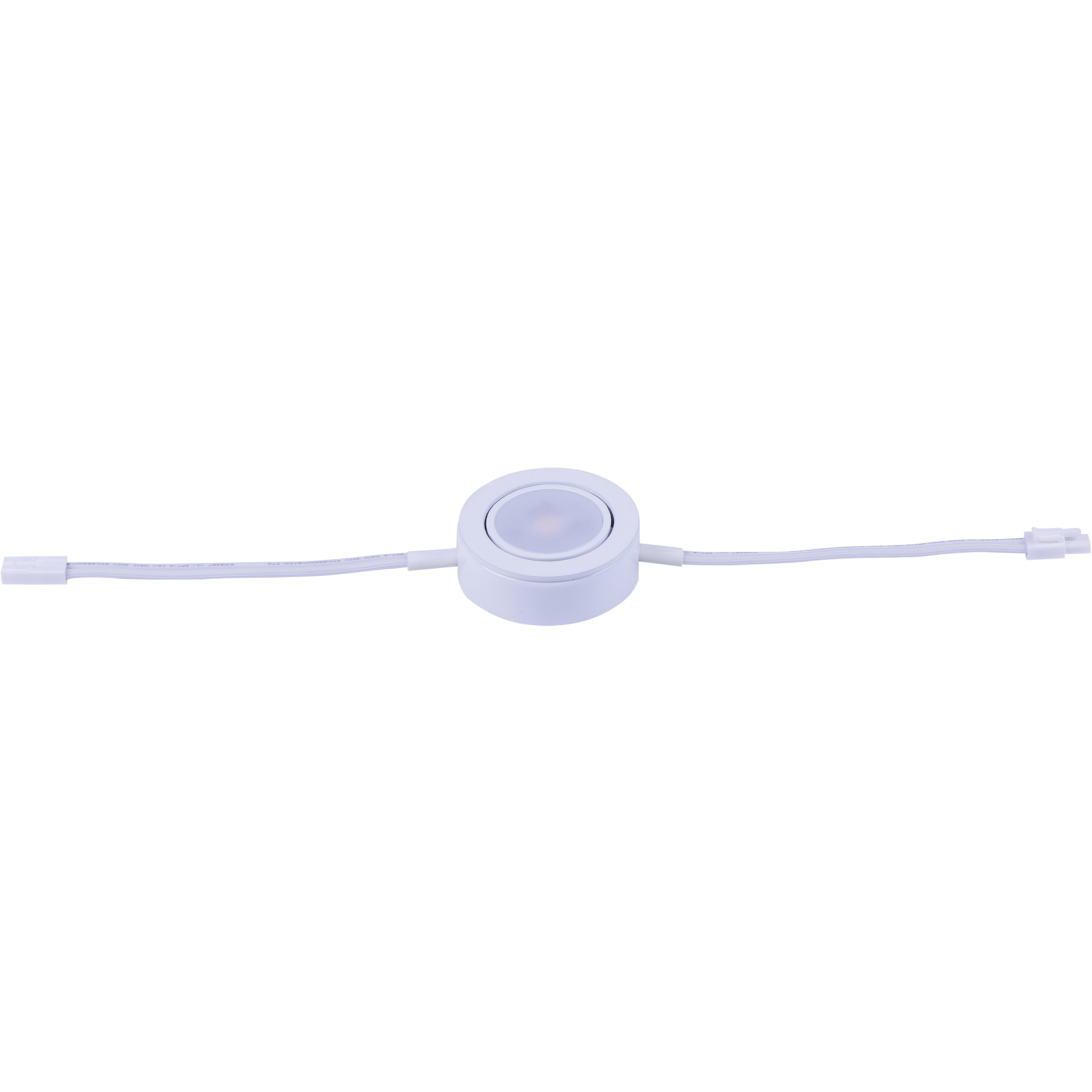 CounterMax MX-LD-AC 120 LED 2.75 inch White Under Cabinet Disc