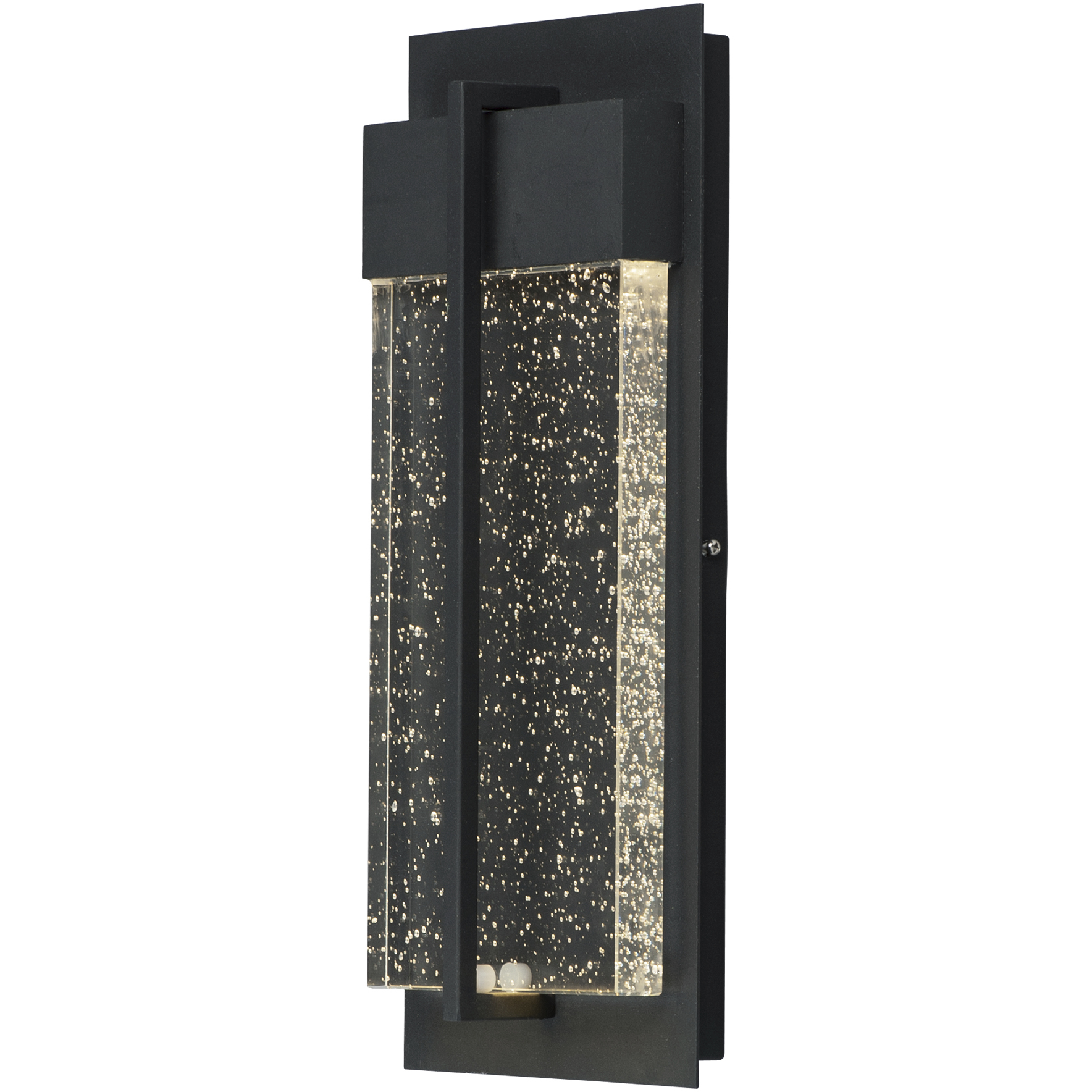 Cascade LED 16 inch Black Outdoor Wall Mount