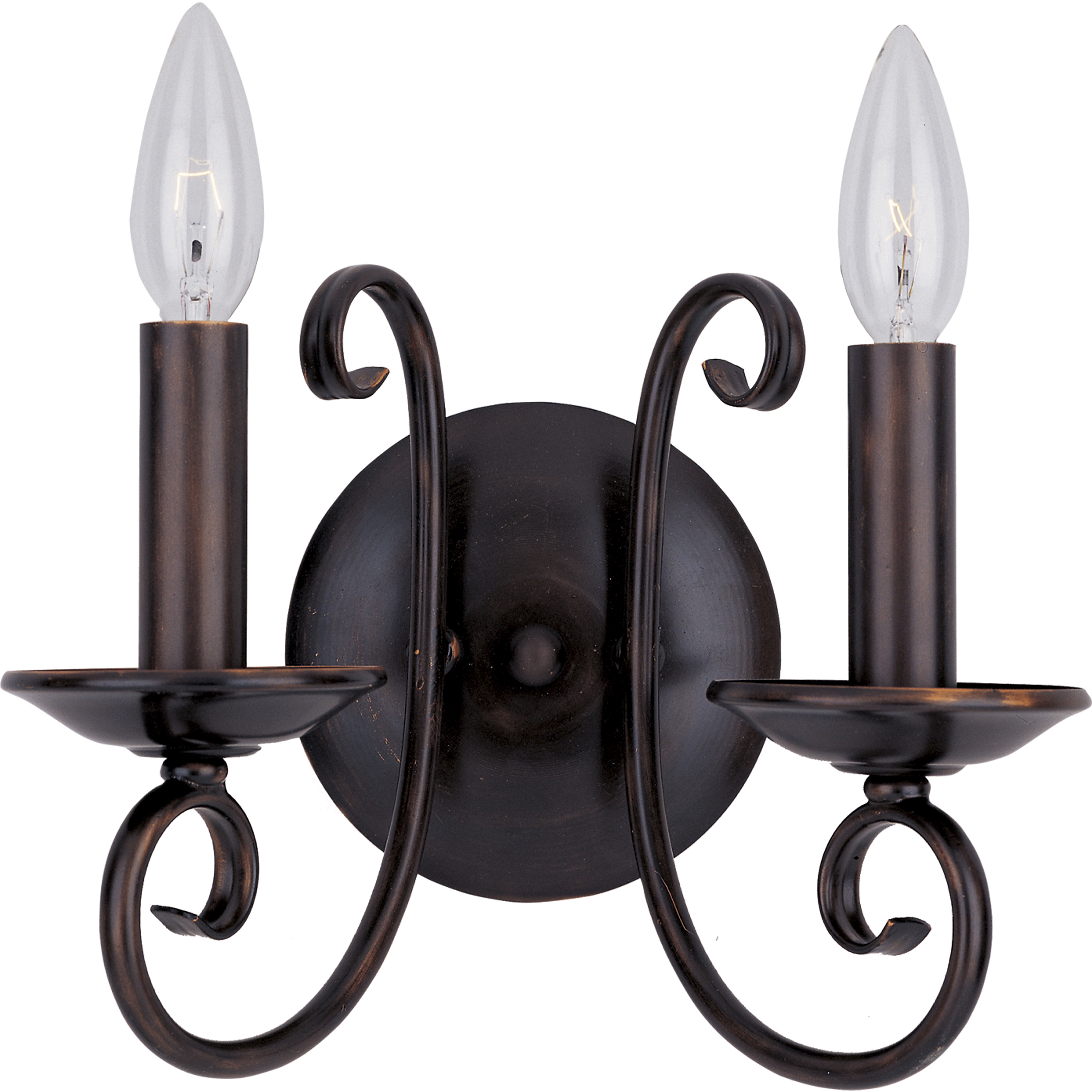 Loft 2 Light 10 inch Oil Rubbed Bronze Wall Sconce Wall Light