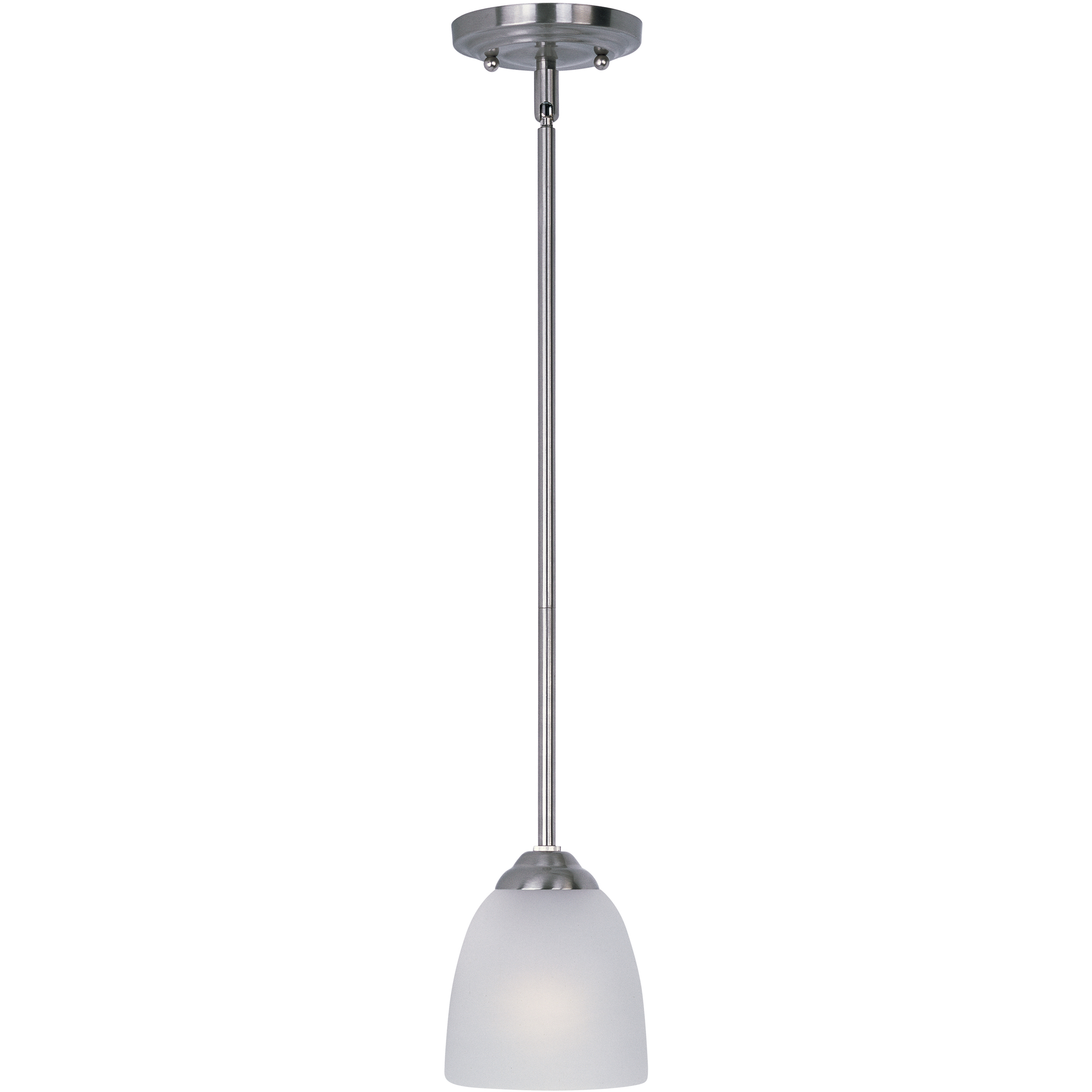 Stefan 1 Light 5 inch Satin Nickel Mini Pendant Ceiling Light