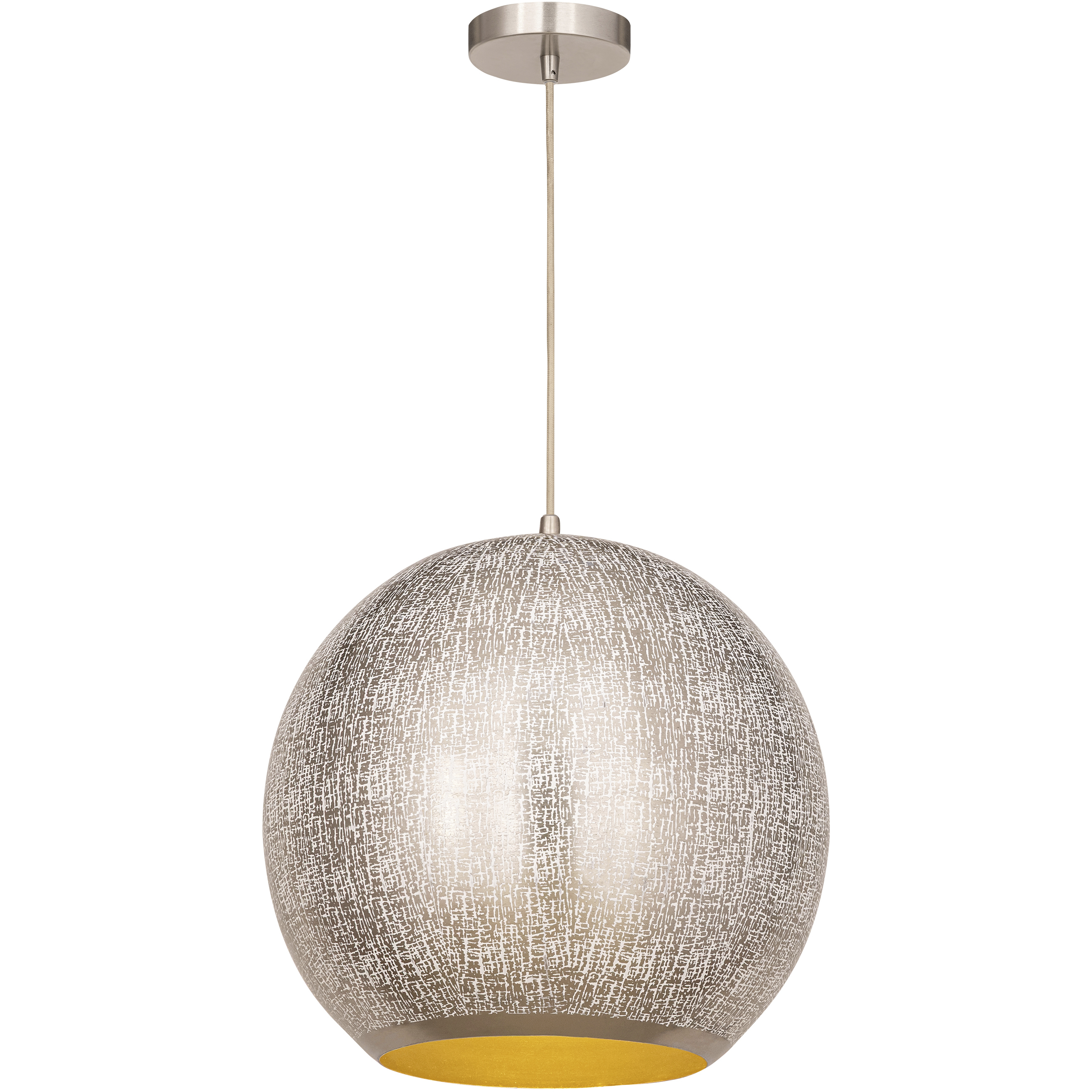 Aurelia 1 Light 13.5 inch Arctic White Single Pendant Ceiling Light in Steel ARW