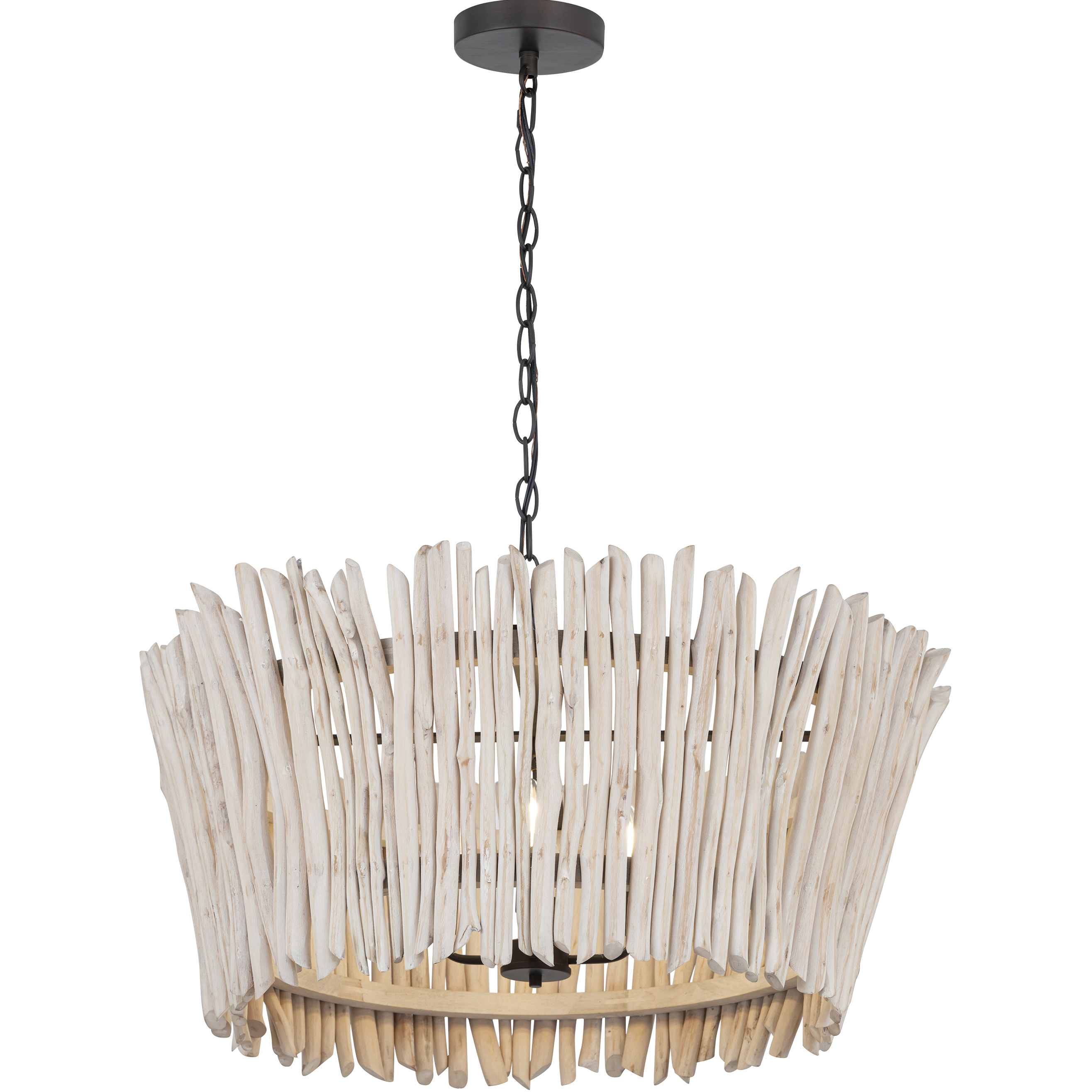 Baywood 5 Light 30 inch Textured Bronze Chandelier Ceiling Light