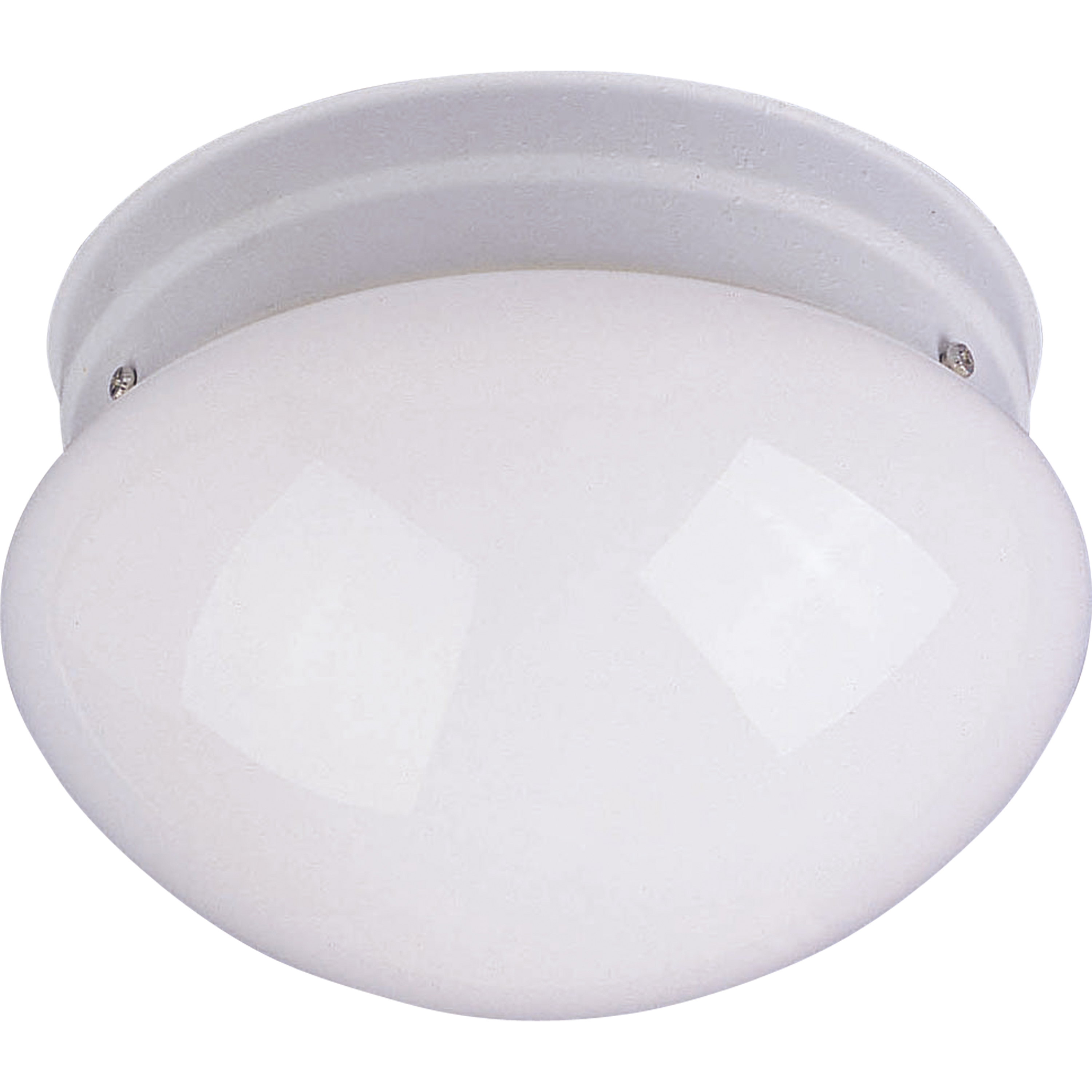 Essentials - 588x 1 Light 7.5 inch White Flush Mount Ceiling Light