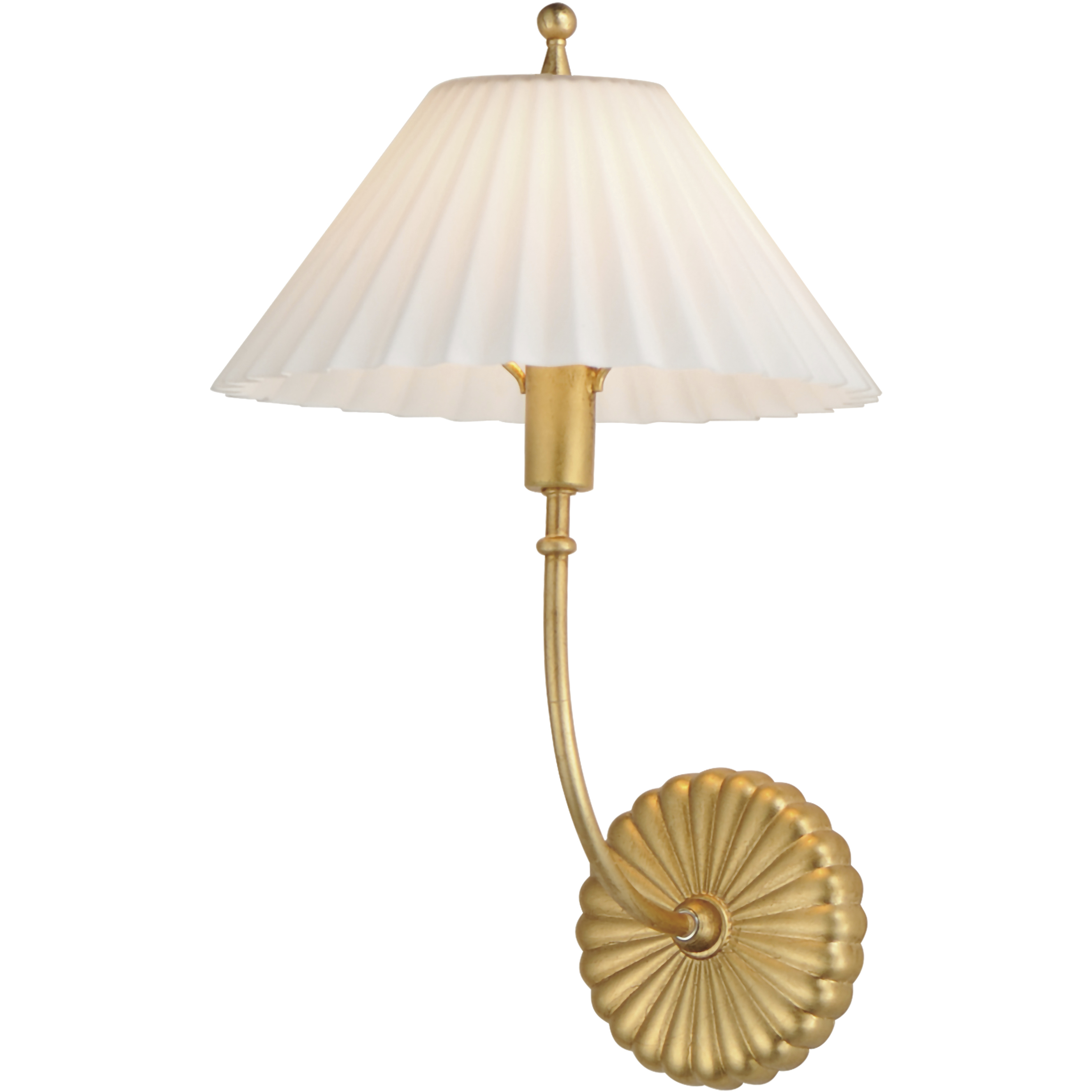 Kismet 1 Light 10.25 inch Gold Leaf Wall Sconce Wall Light