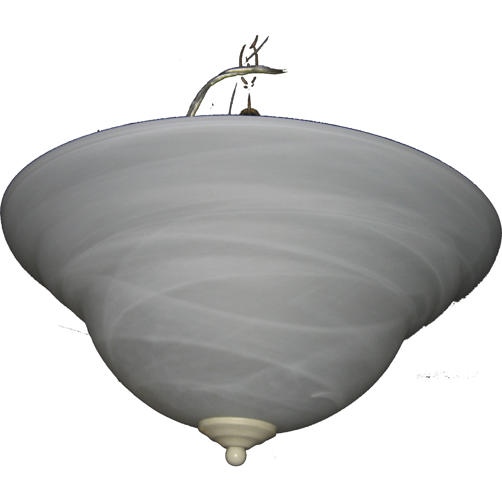 Foothills Forge 2 Light 16 inch Navaho White Invert Bowl Pendant Ceiling Light