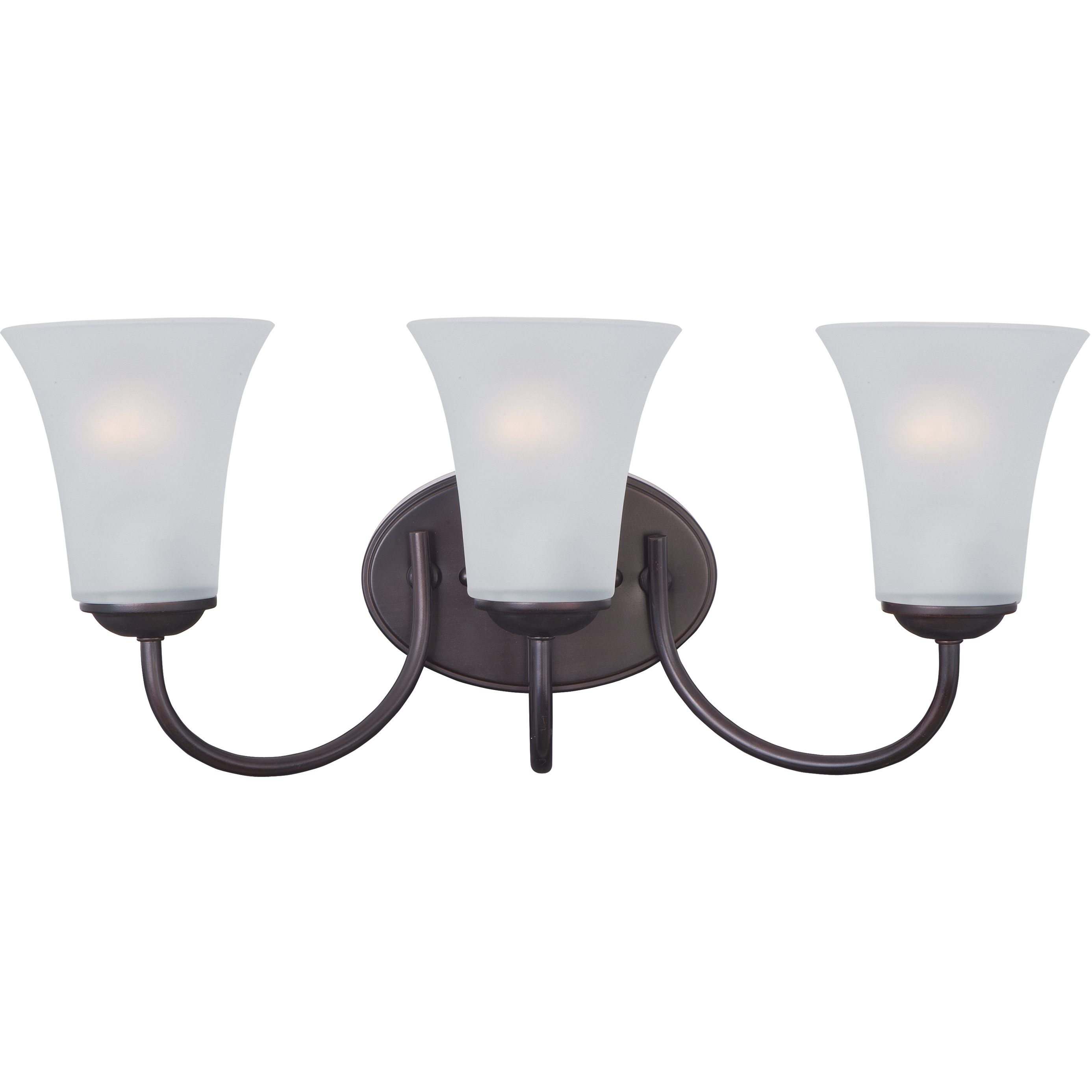 Logan 3 Light 19 inch Oil Rubbed Bronze Bath Vanity Wall Light