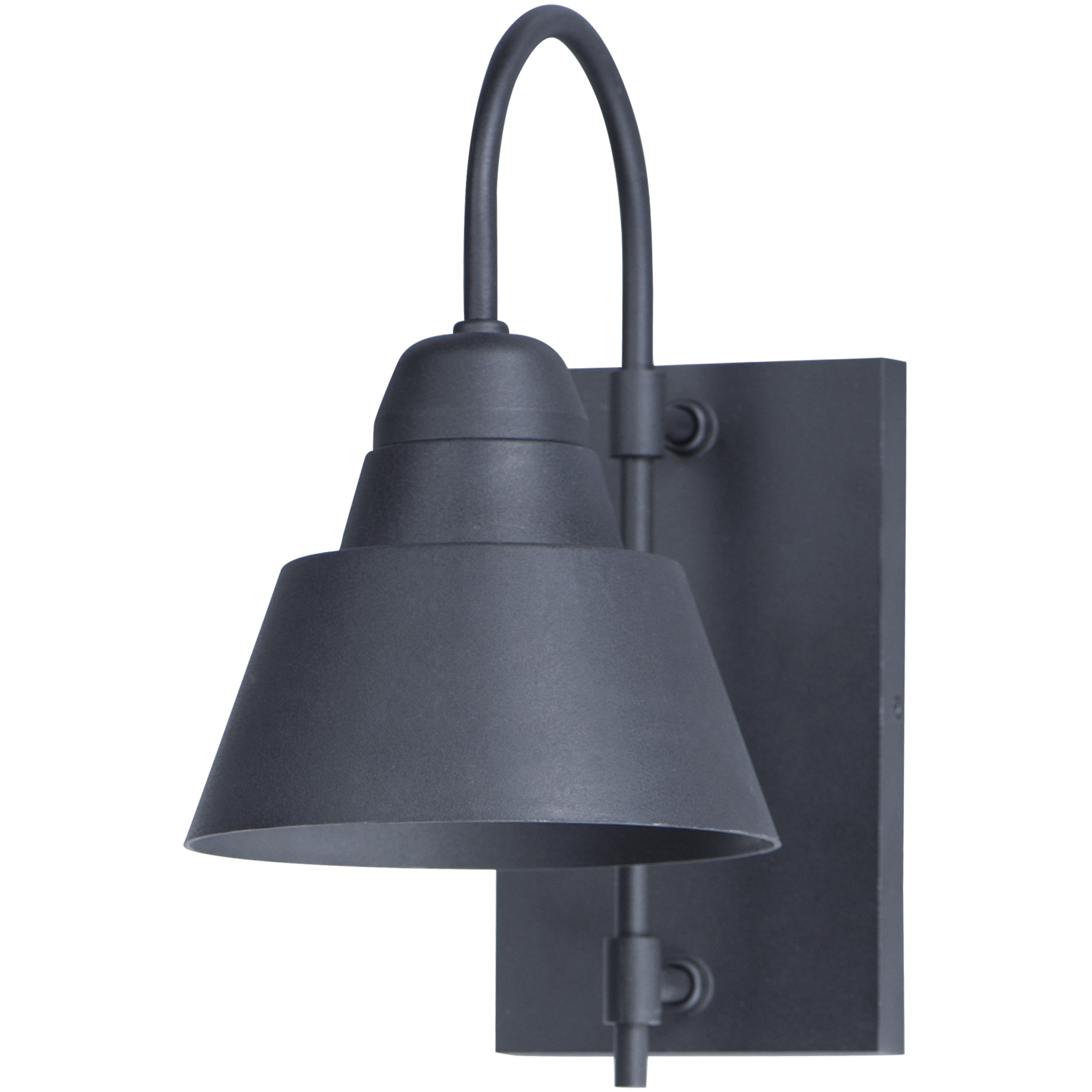 Shoreline 1 Light 14.5 inch Black Outdoor Wall Mount